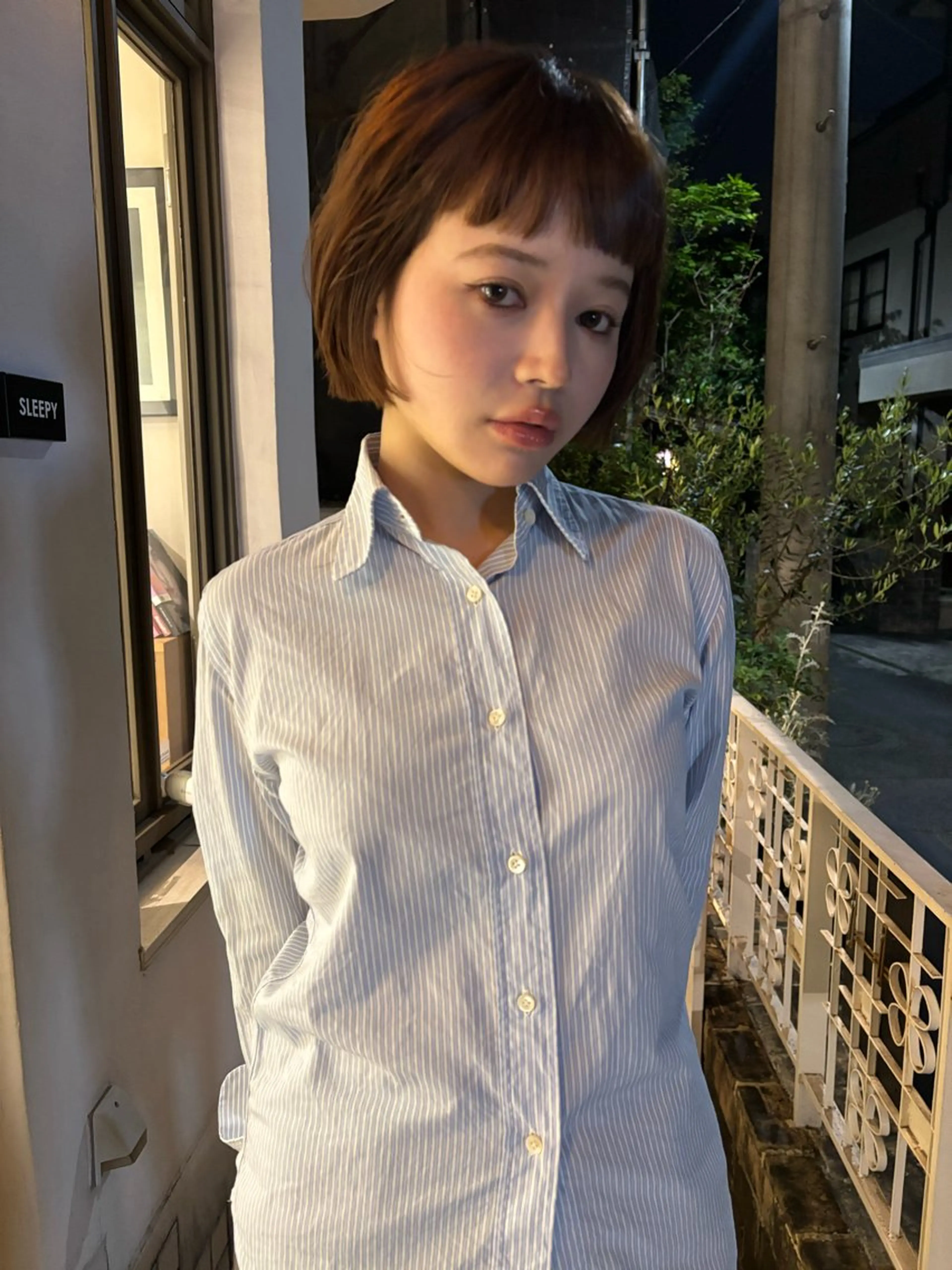 ショート ヘアカラー 田中 隼斗のヘアスタイル