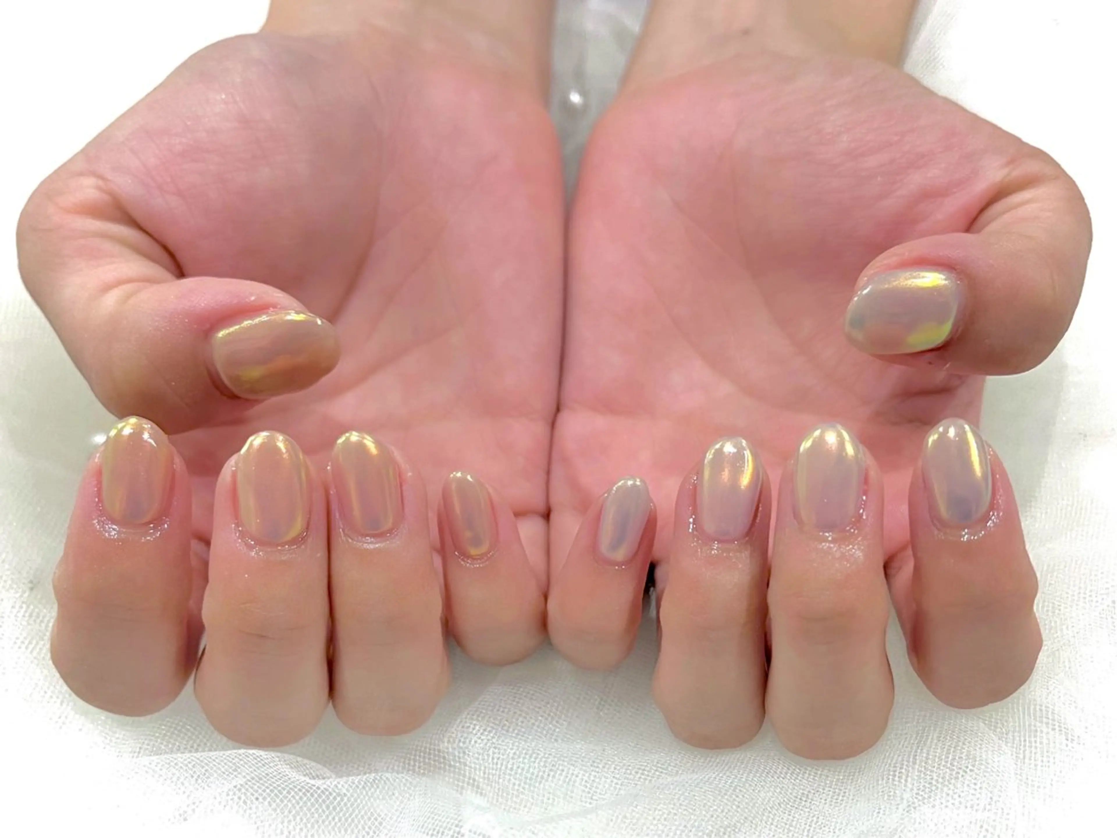 ネイル オーロラネイル ハンドネイル Nail salon Cielel⟡Ayaのネイルデザイン