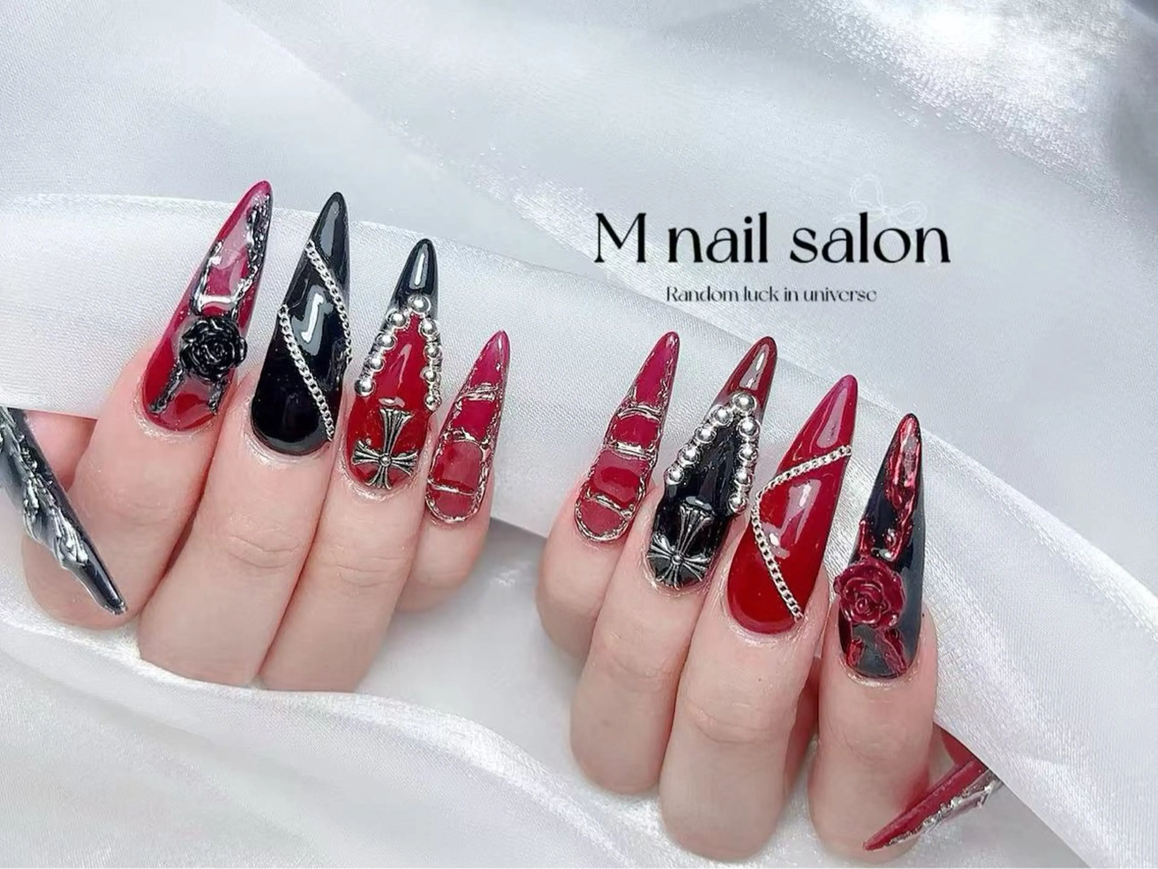 ネイル M🌷nail 長さだし専門店のネイルデザイン