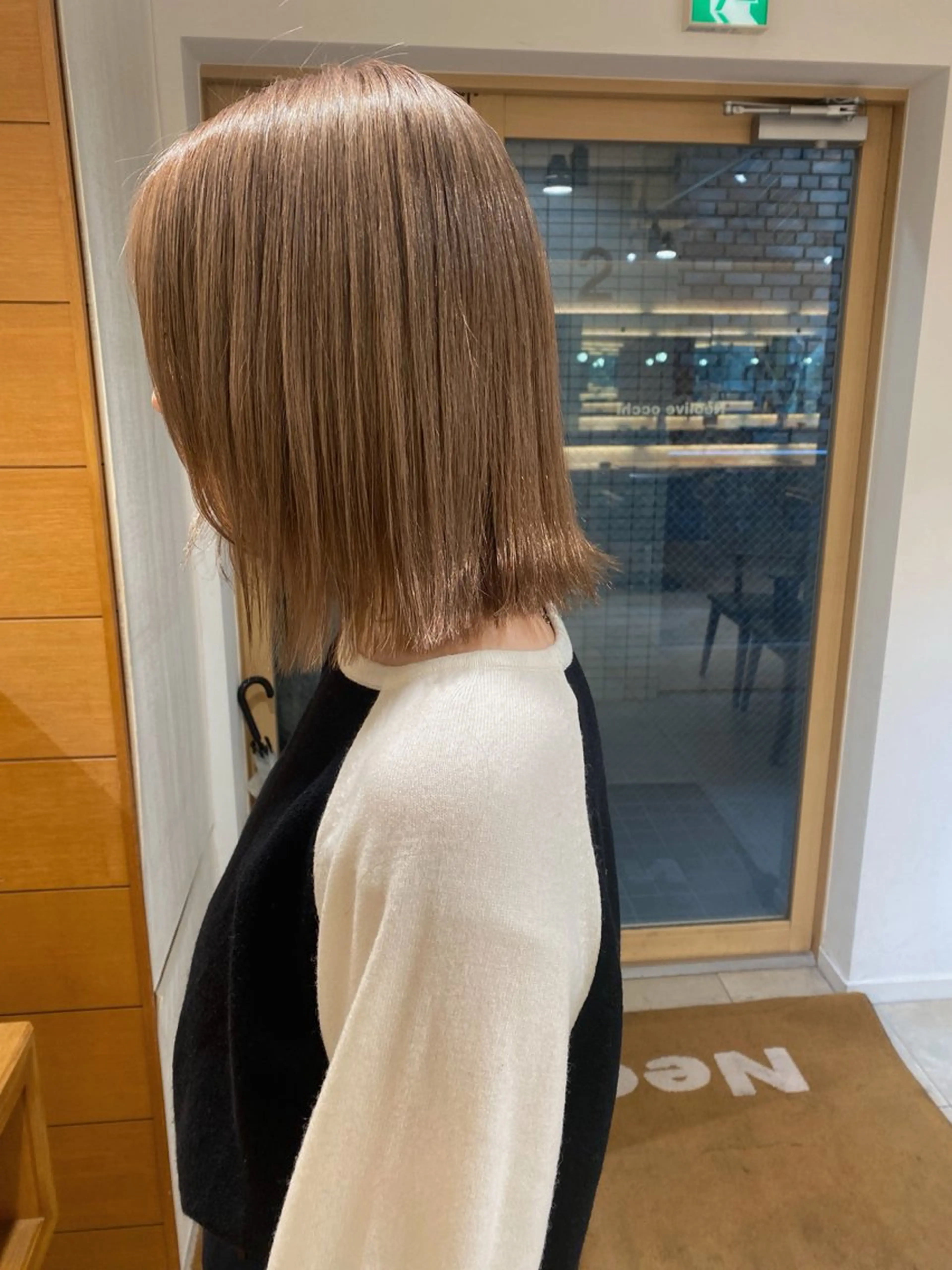 ミディアム ヘアカラー 谷川あかり /ナチュラルパーマのヘアスタイル