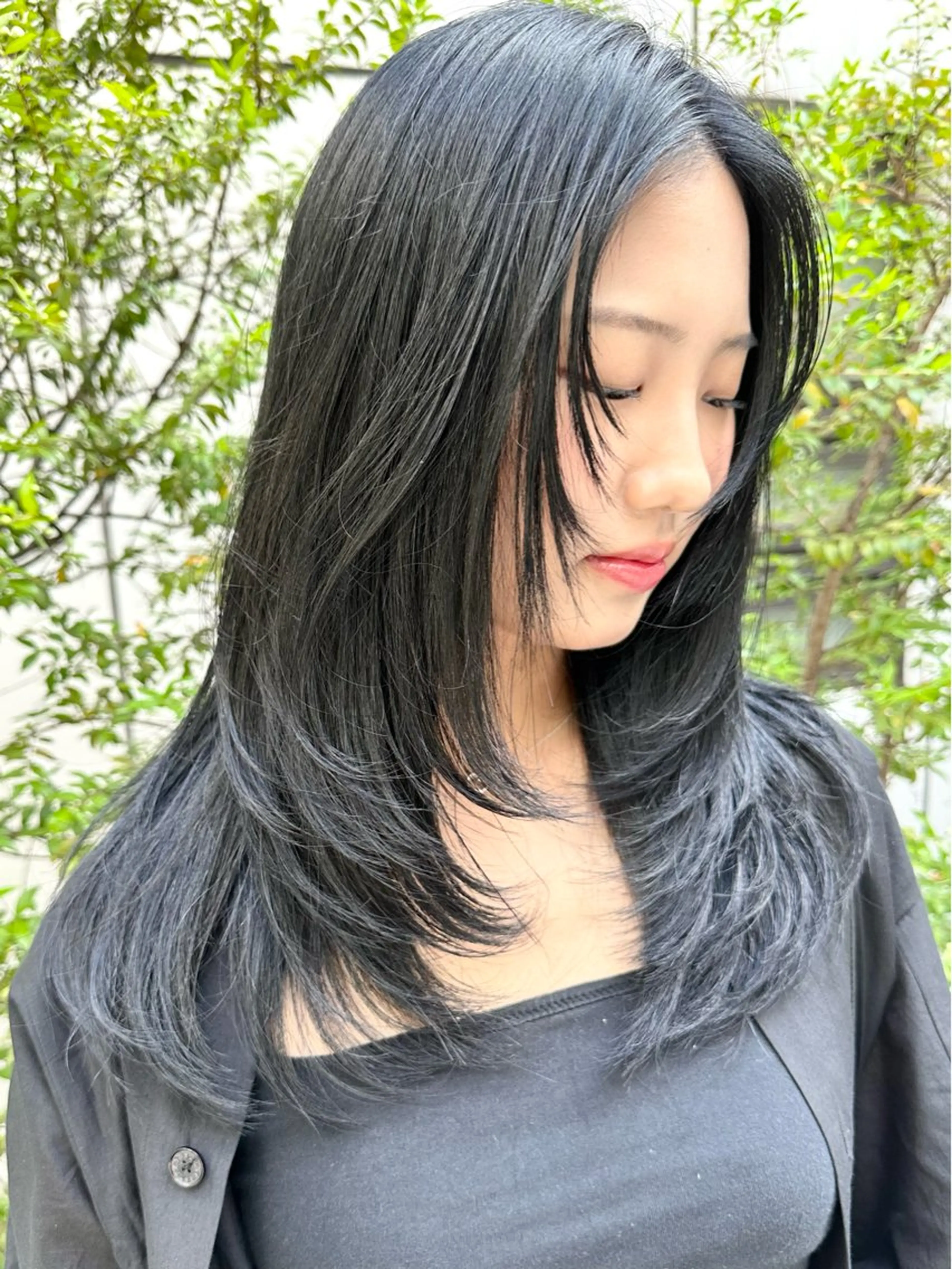 セミロング カラー カット ヘアカラー トリートメント レイヤーカット/艶髪 ✨💭KIRARIのヘアスタイル