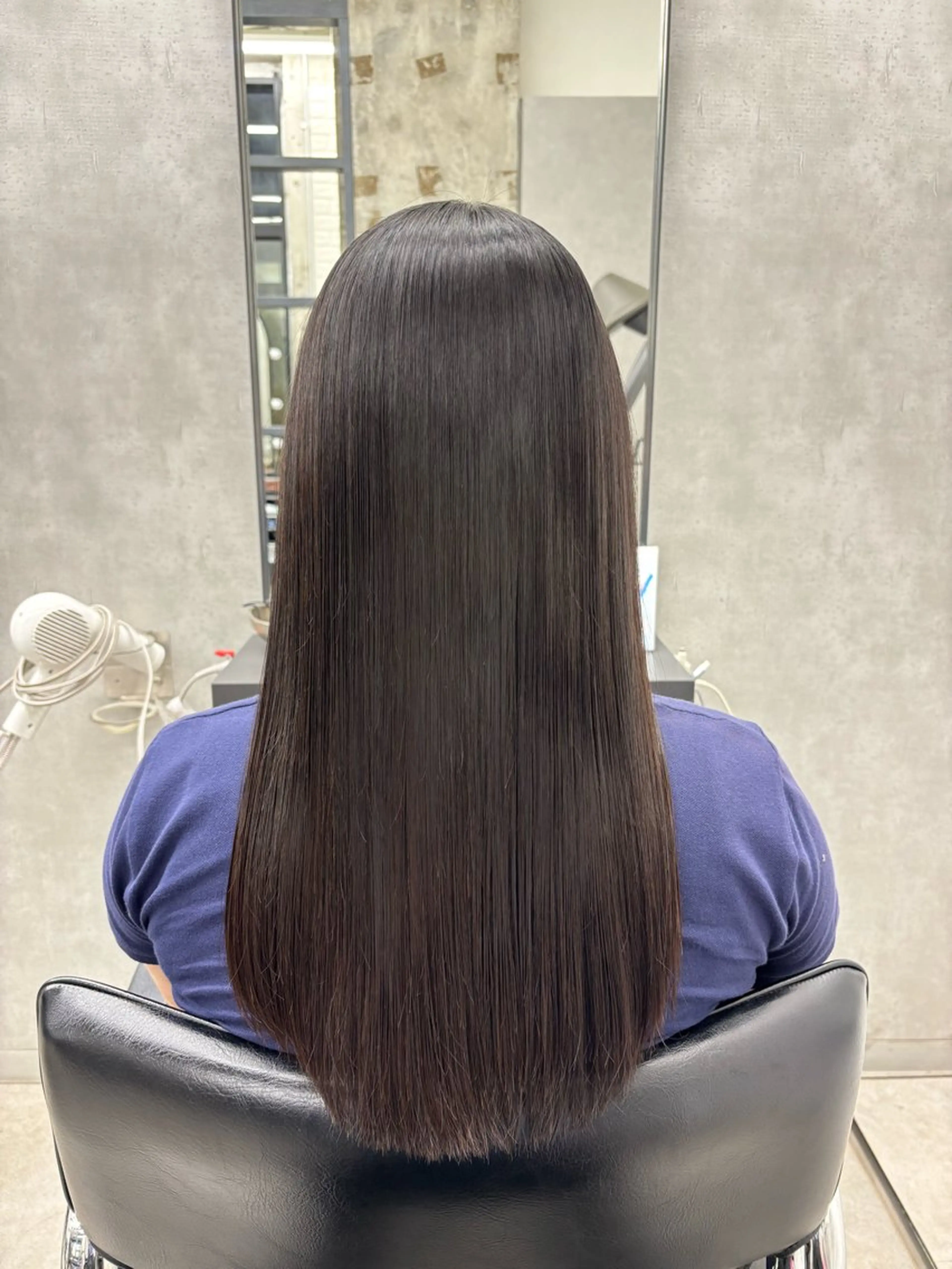ロング カラー 髪質改善 縮毛矯正 トリートメント カット ヘアカラー 縮毛矯正 トリートメント すぐ巻ける縮毛矯正 🍀勝倉　麗のヘアスタイル