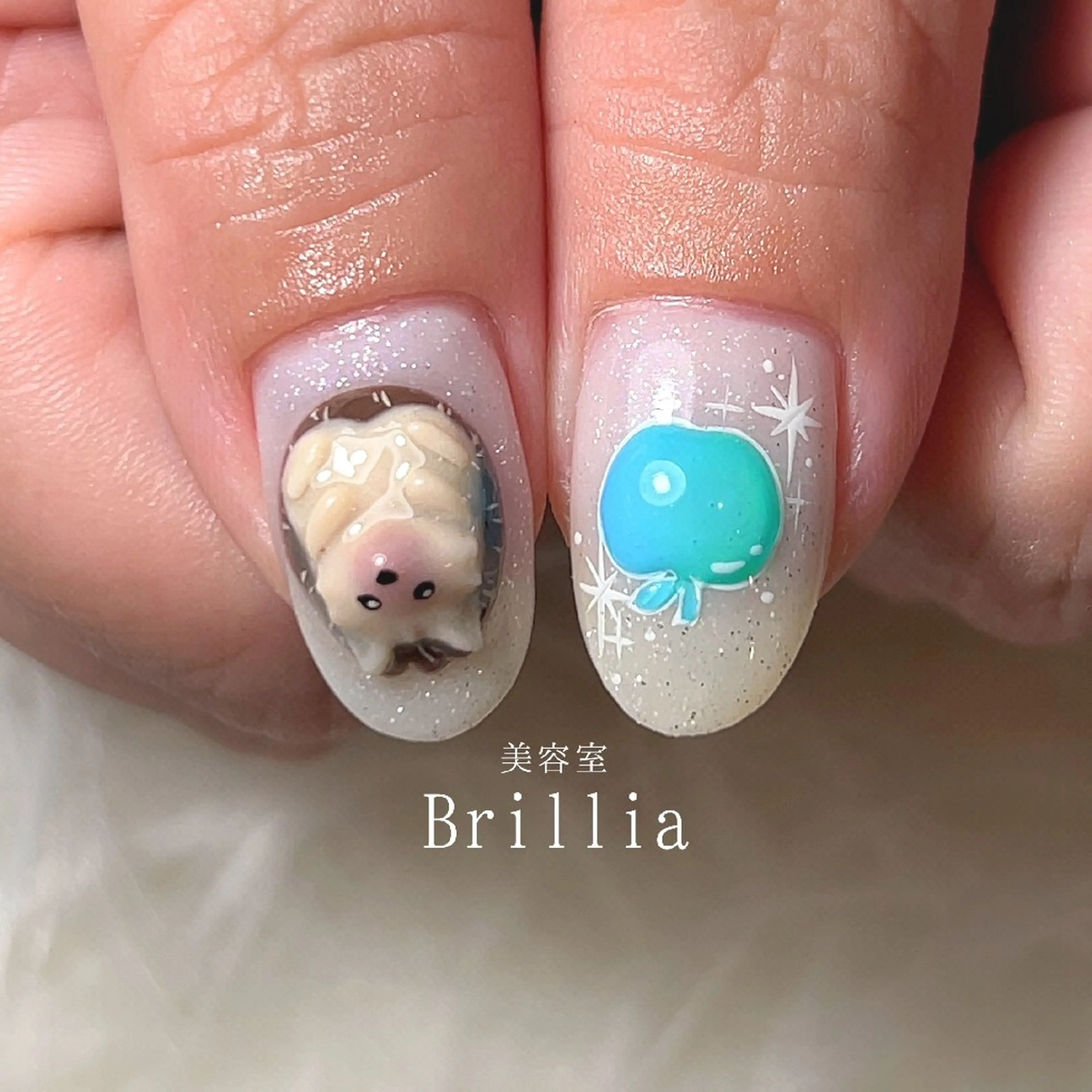 ネイル 持ち込み ハンドネイル 柴田 彩のネイルデザイン