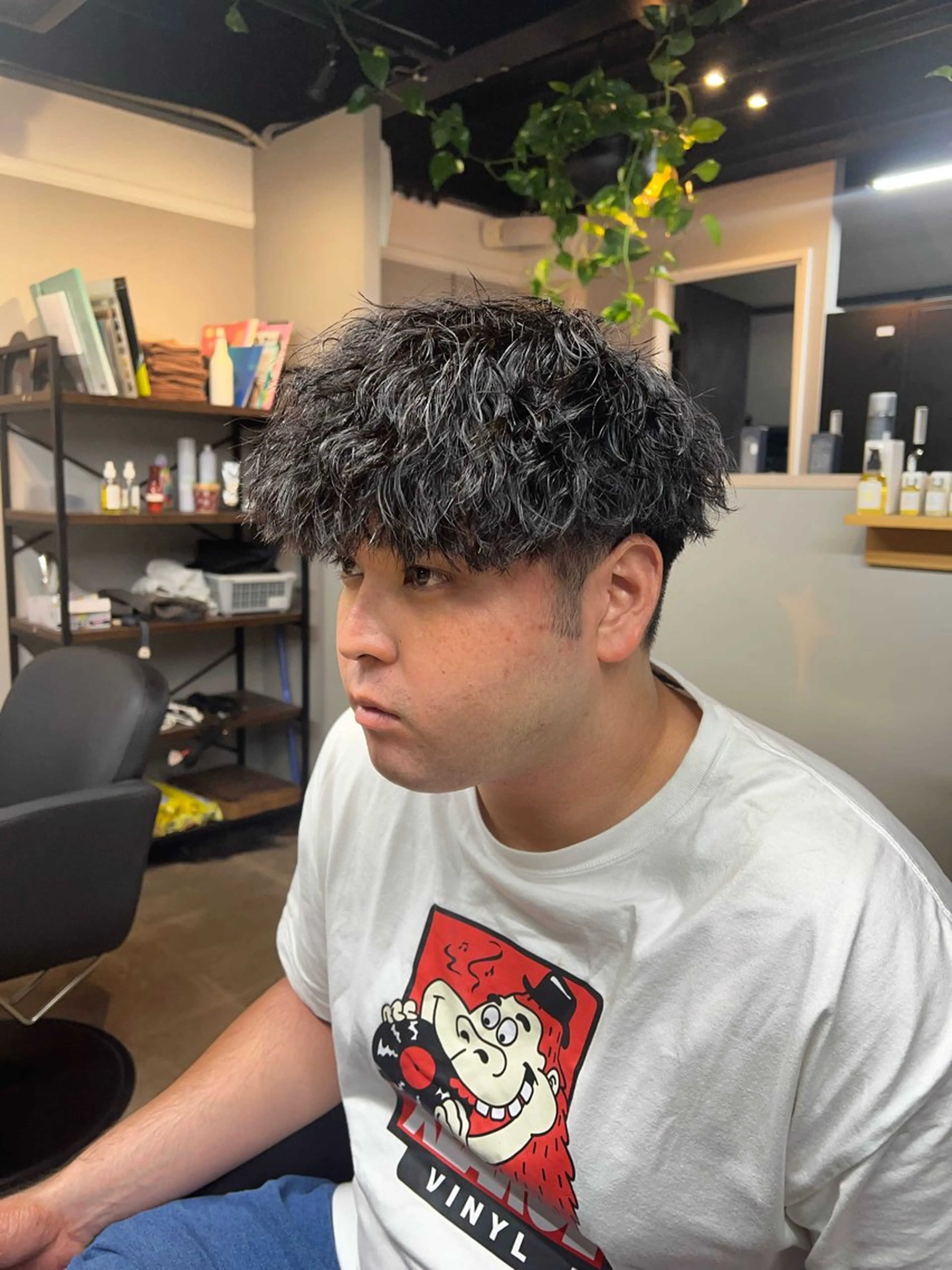 ショート パーマ メンズ est hair mar所属・艶カラー/ツイスパ/ 無造作パーマ　久保のヘアスタイル