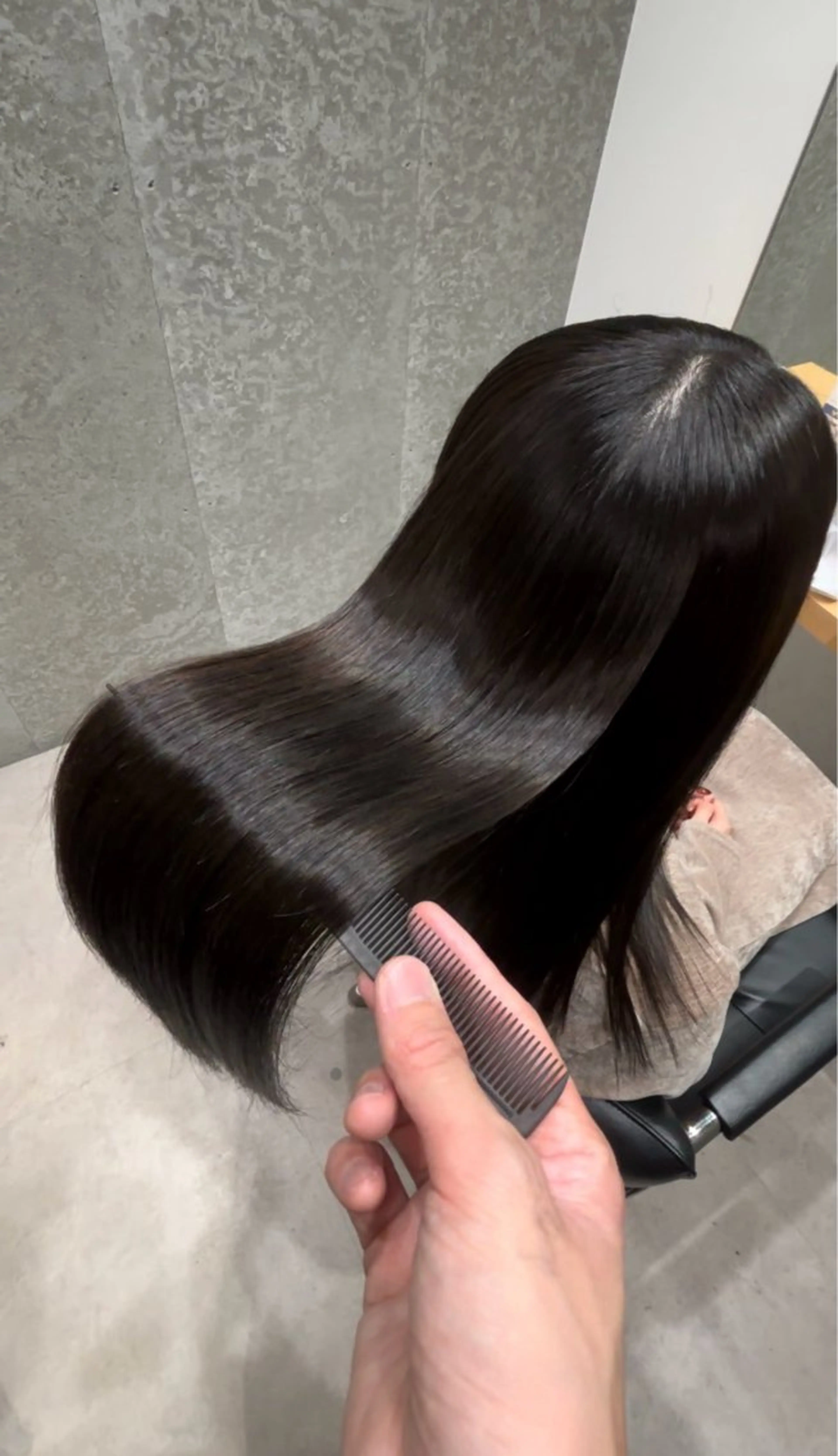 セミロング トリートメント 酸熱トリートメント 髪質改善ヘアケア 艶髪特化/上田のヘアスタイル