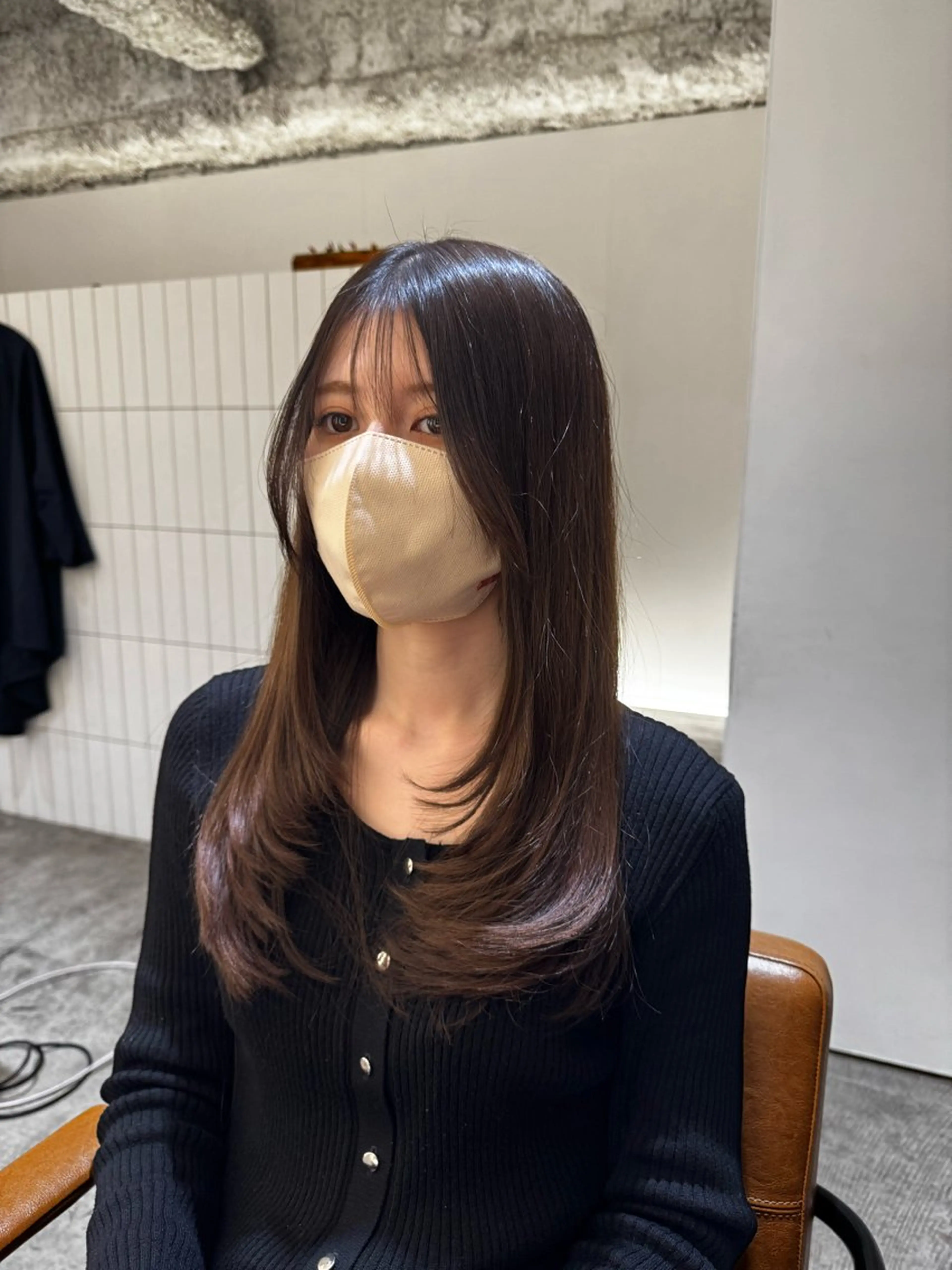 ロング 銀座骨格診断似合わせ 美容師中島年紀のヘアスタイル