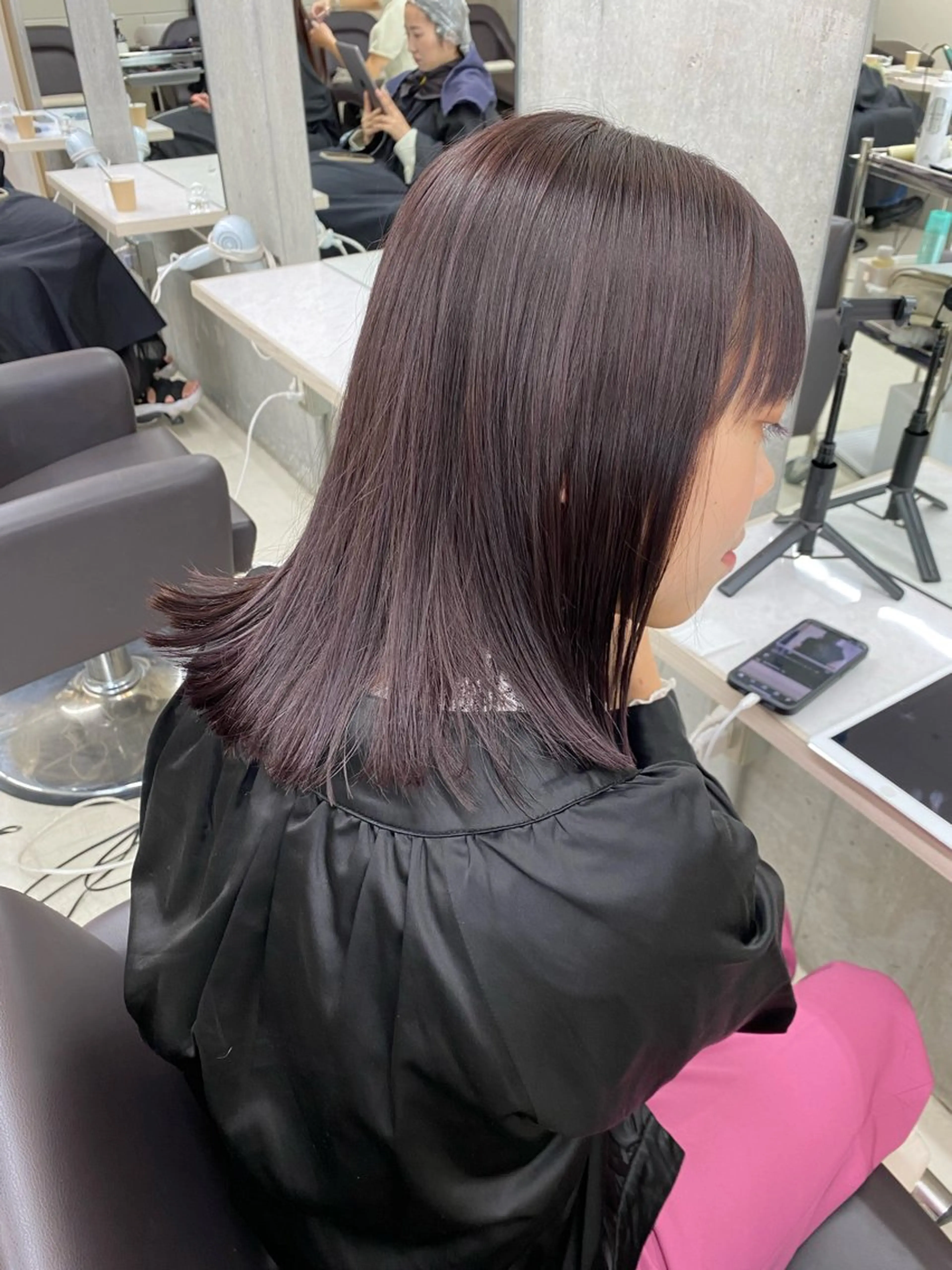 ミディアム うる艶ヘア♡韓国好き 透明感　shotaのヘアスタイル