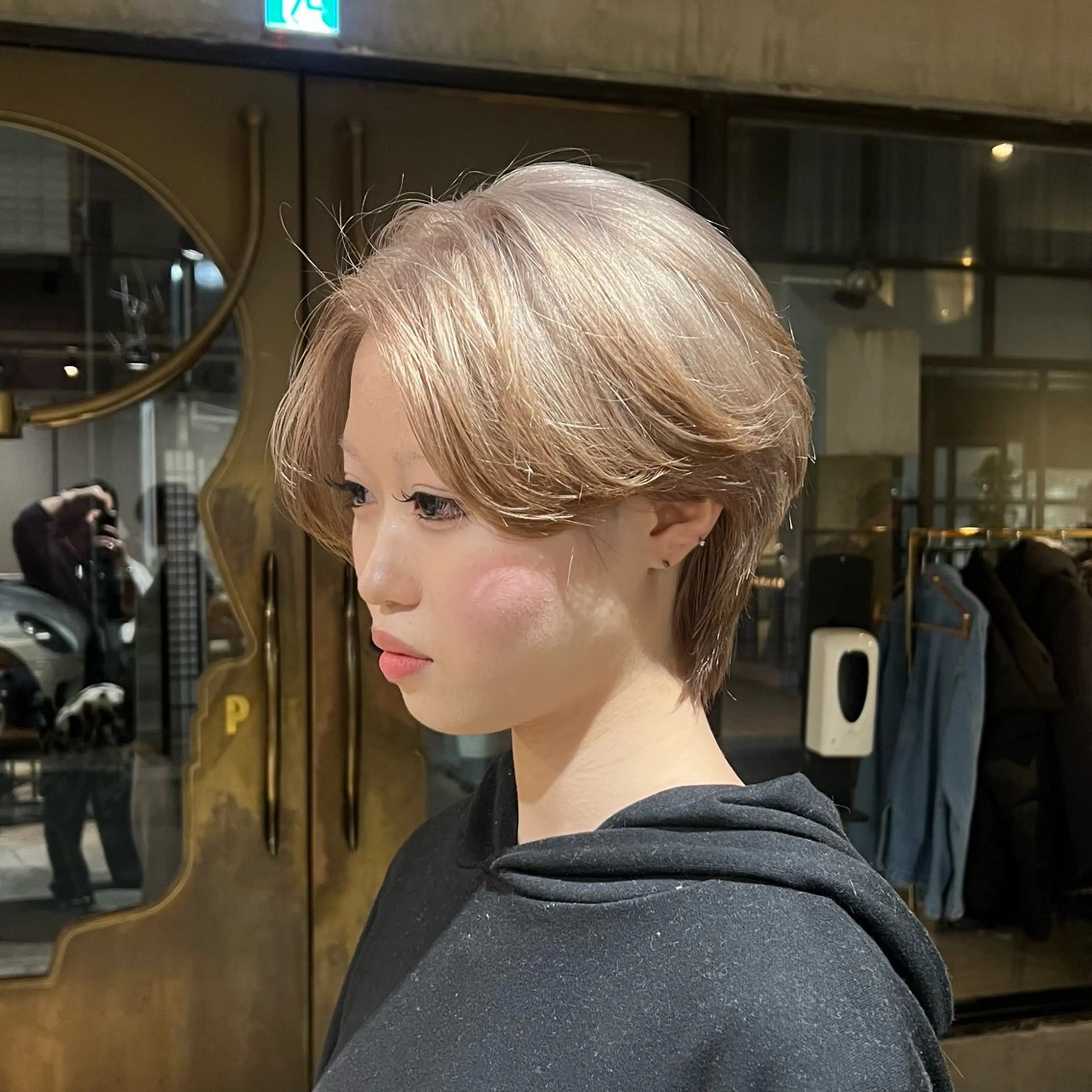 ショート カラー 赤みゼロ/透明感 カラー🌿KANTAのヘアスタイル