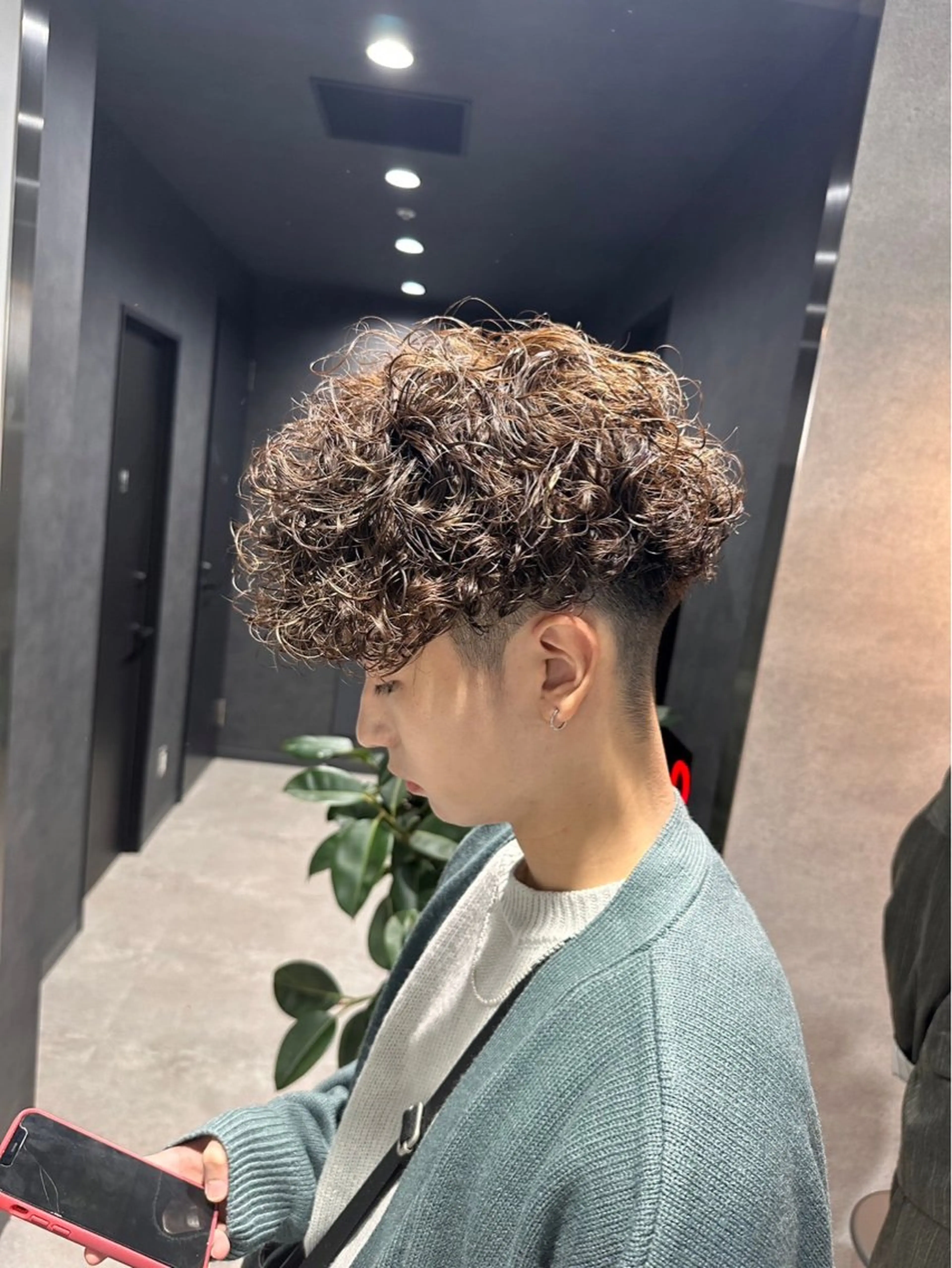 ショート カラー パーマ メンズ カット パーマ ヘアセット 🔥メンズ 特化🔥菊水皐暉🔥のヘアスタイル