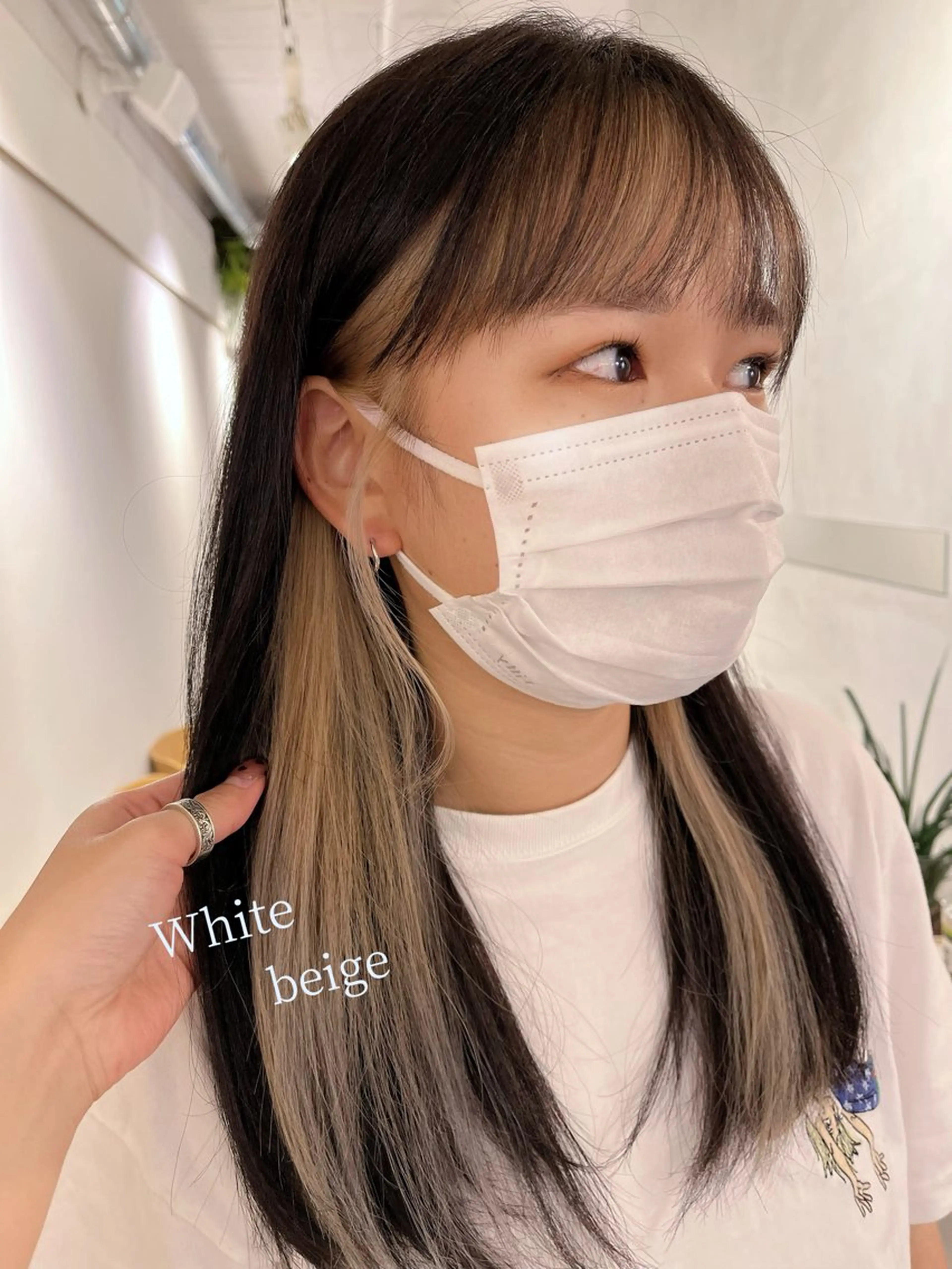 カラー ヘアカラー ショート/ボブ/透明 感カラー/高橋あみのヘアスタイル