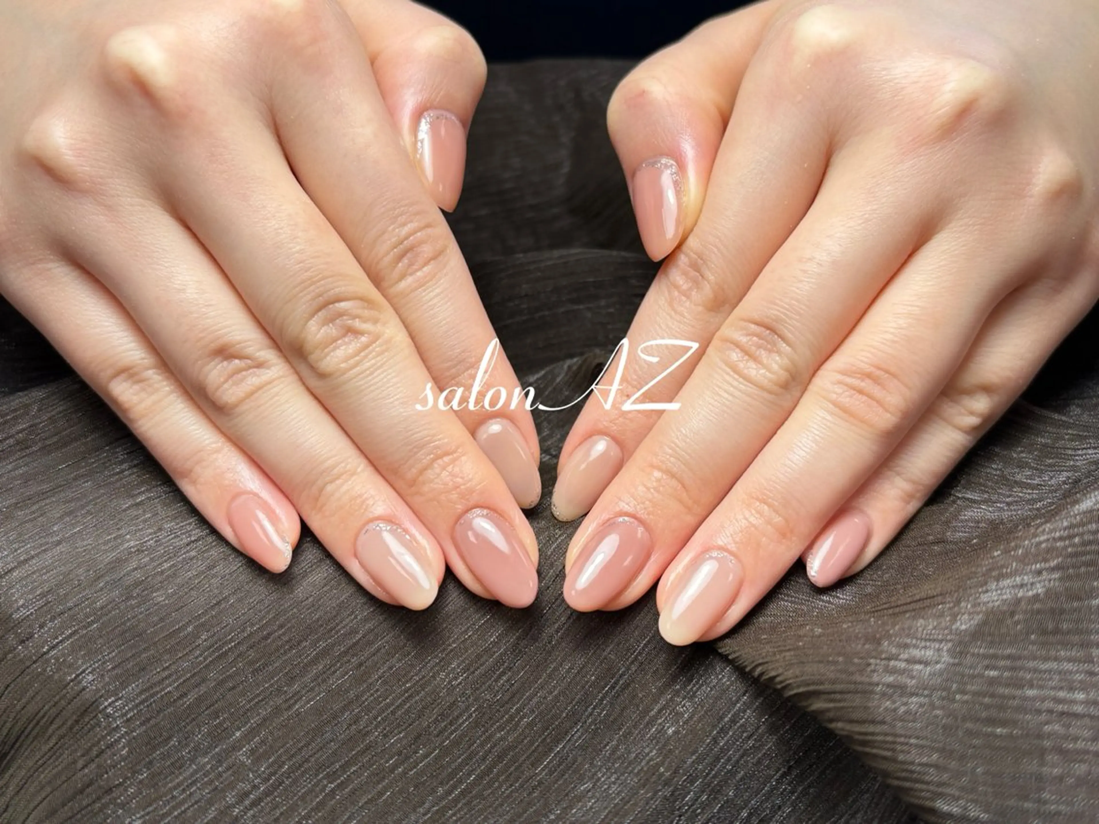 ネイル 長さ出し フットネイル フレンチネイル マグネットネイル ニュアンスネイル ハンドネイル salon AZのネイルデザイン