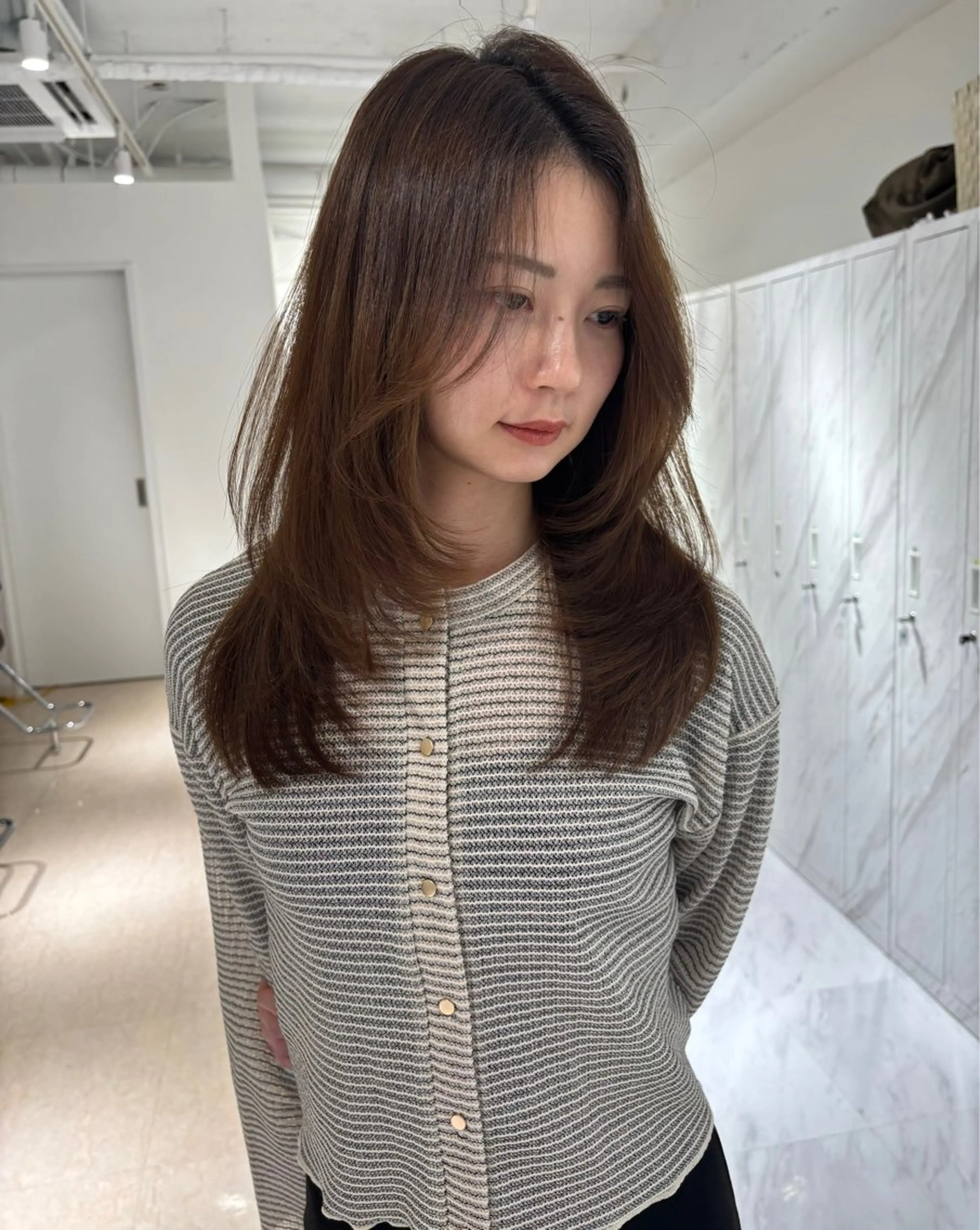 ロング レイヤーカット🤍 seriraのヘアスタイル