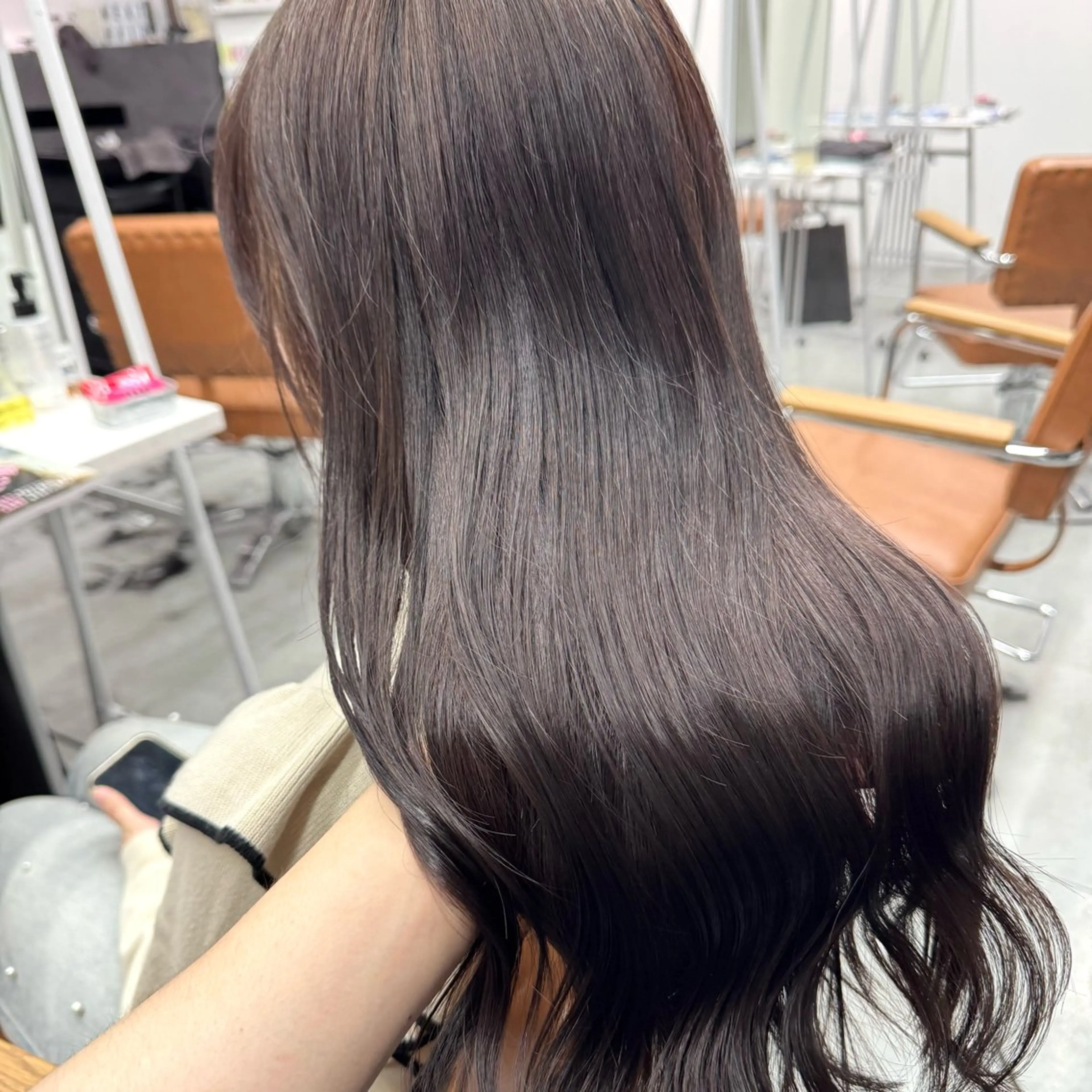 ロング カラー ヘアアレンジ ヘアカラー ブリーチなしカラー /新百合ヶ丘/安形翔のヘアスタイル