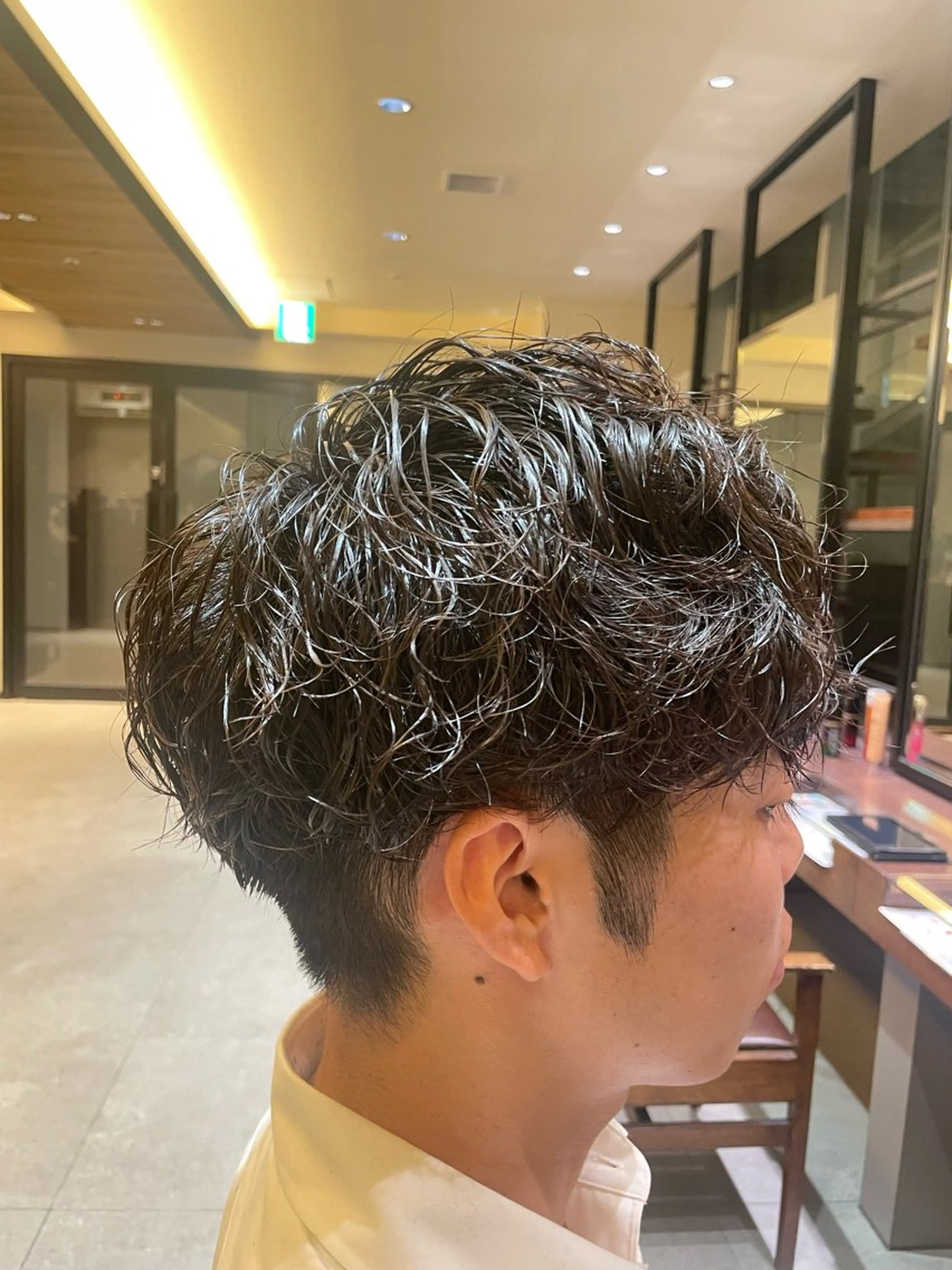 パーマ メンズ 【メンズ限定】原 唯登のヘアスタイル