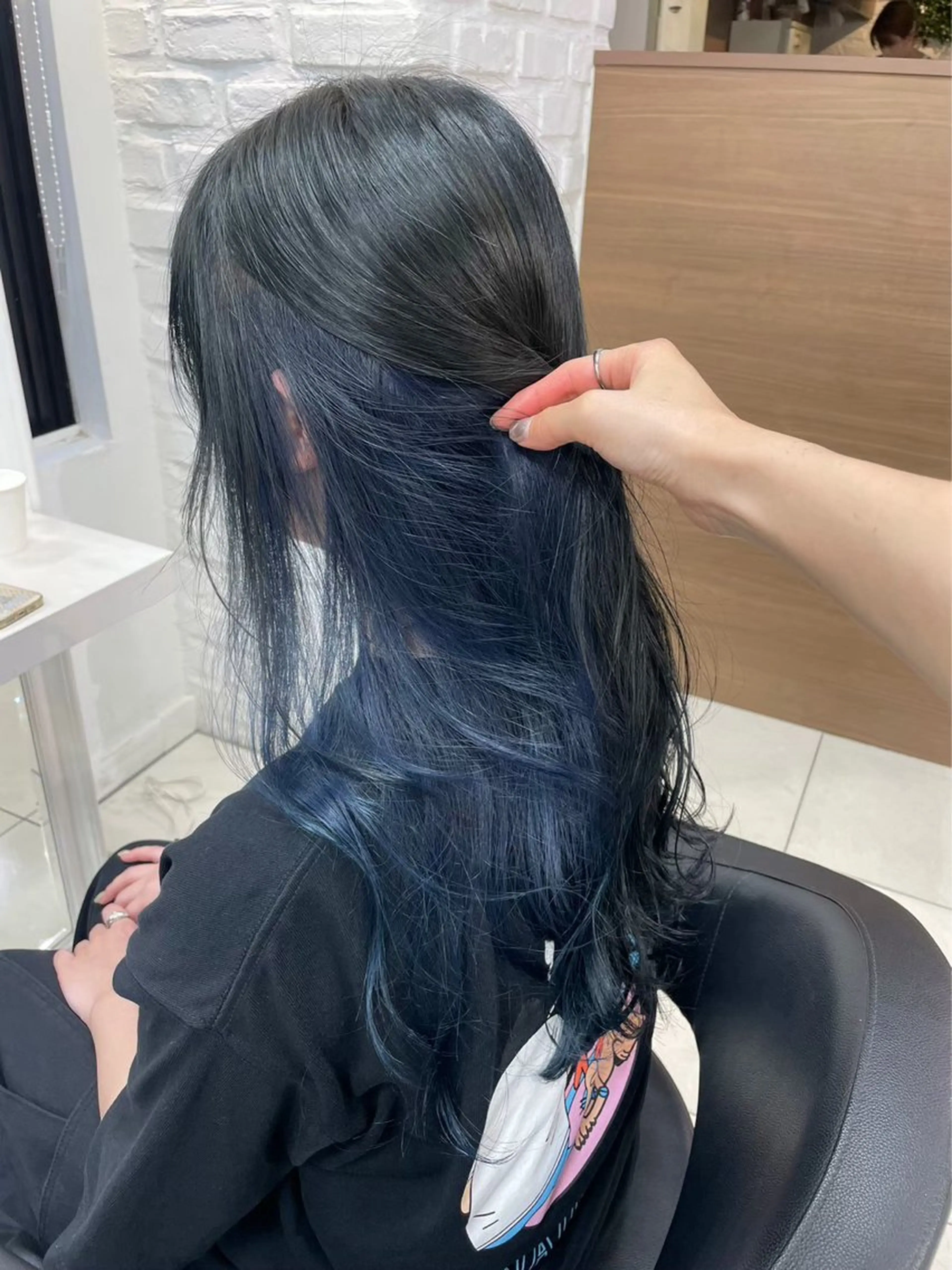 ミディアム ヘアカラー 似合わせカット 💎❄️あやののヘアスタイル