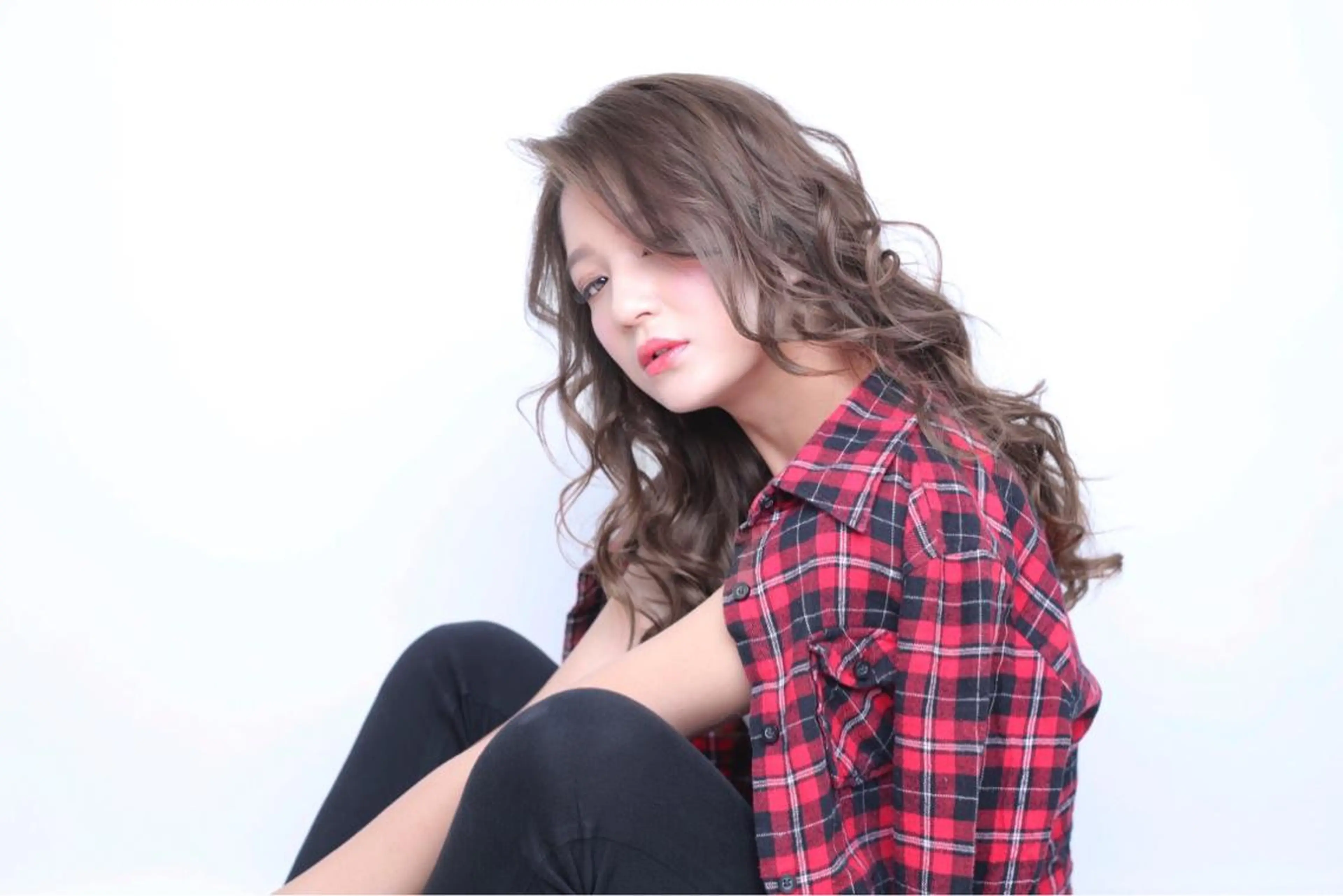 ロング カラー モテ髪透明感❤️ デイズヘアカラーのヘアスタイル