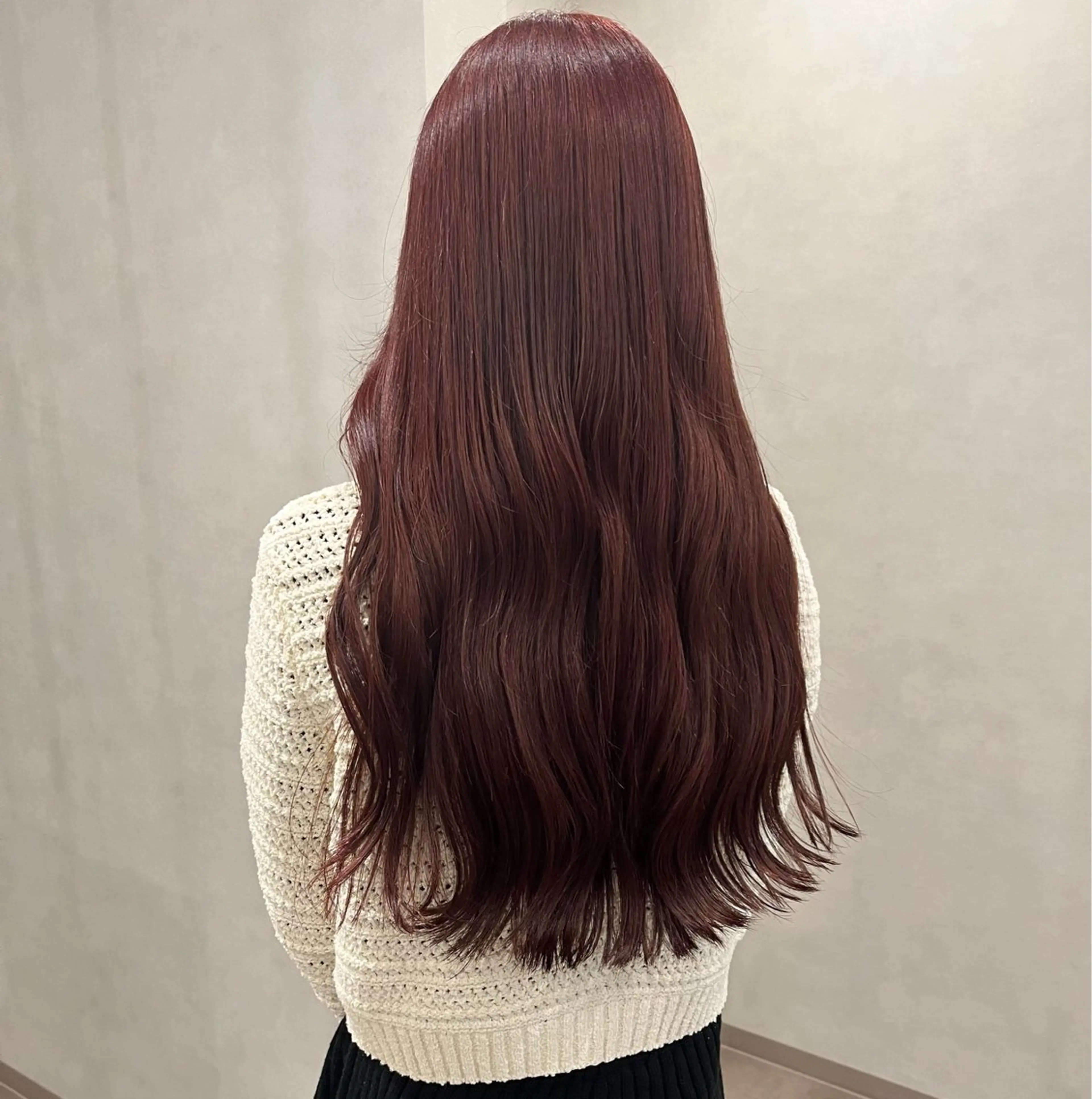 ロング カラー ブリーチ ダブルカラー ブリーチなしカラー レッドカラー ヘアカラー トリートメント Lita./ 大賀ひかり🧁🫧のヘアスタイル