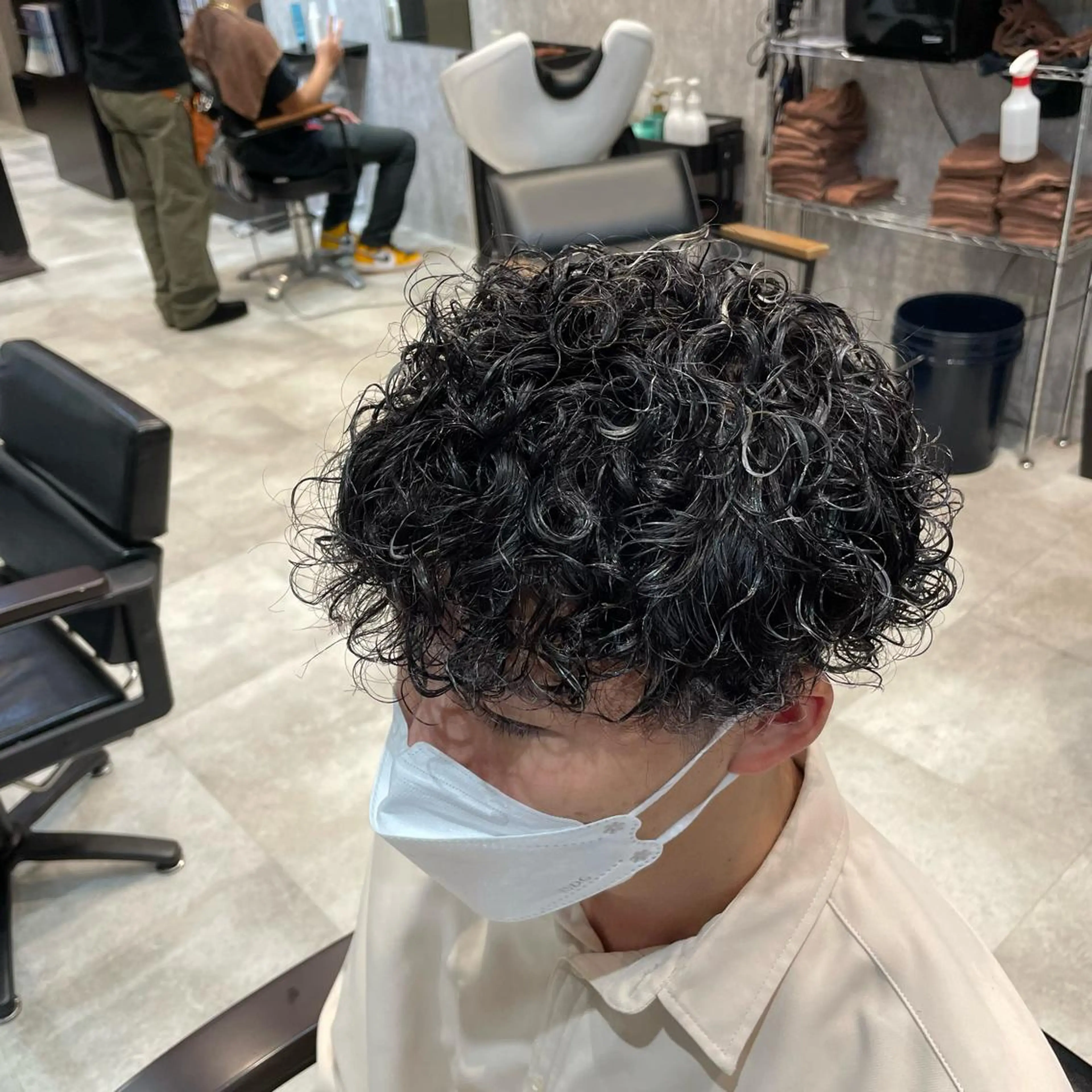 パーマ メンズ メンズパーマ プードルパーマ プードルパーマ ✨メンズ特化✨鈴木 遼太のヘアスタイル