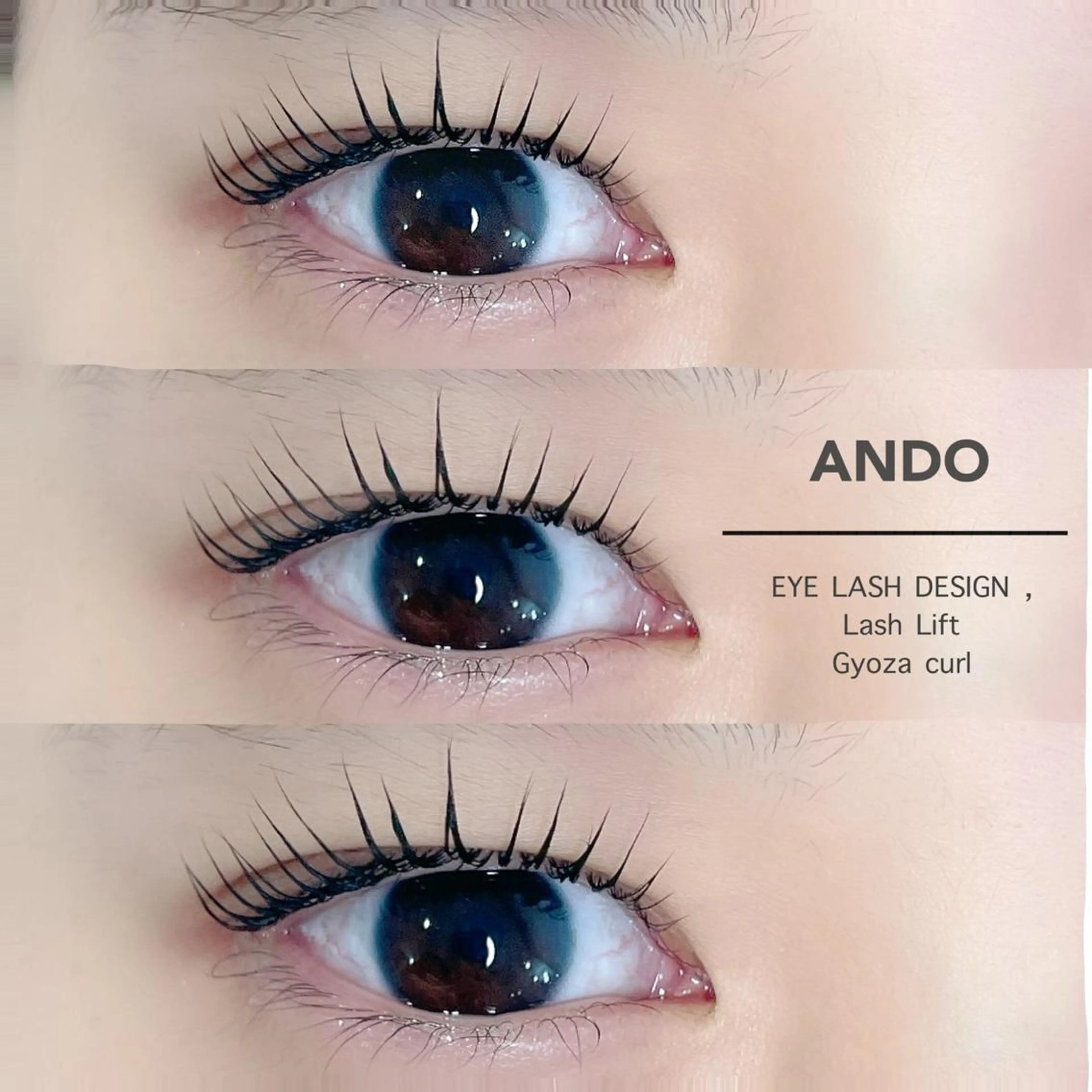 マツエク・マツパ マツパ ANDO HIKARIのマツエク・マツパデザイン