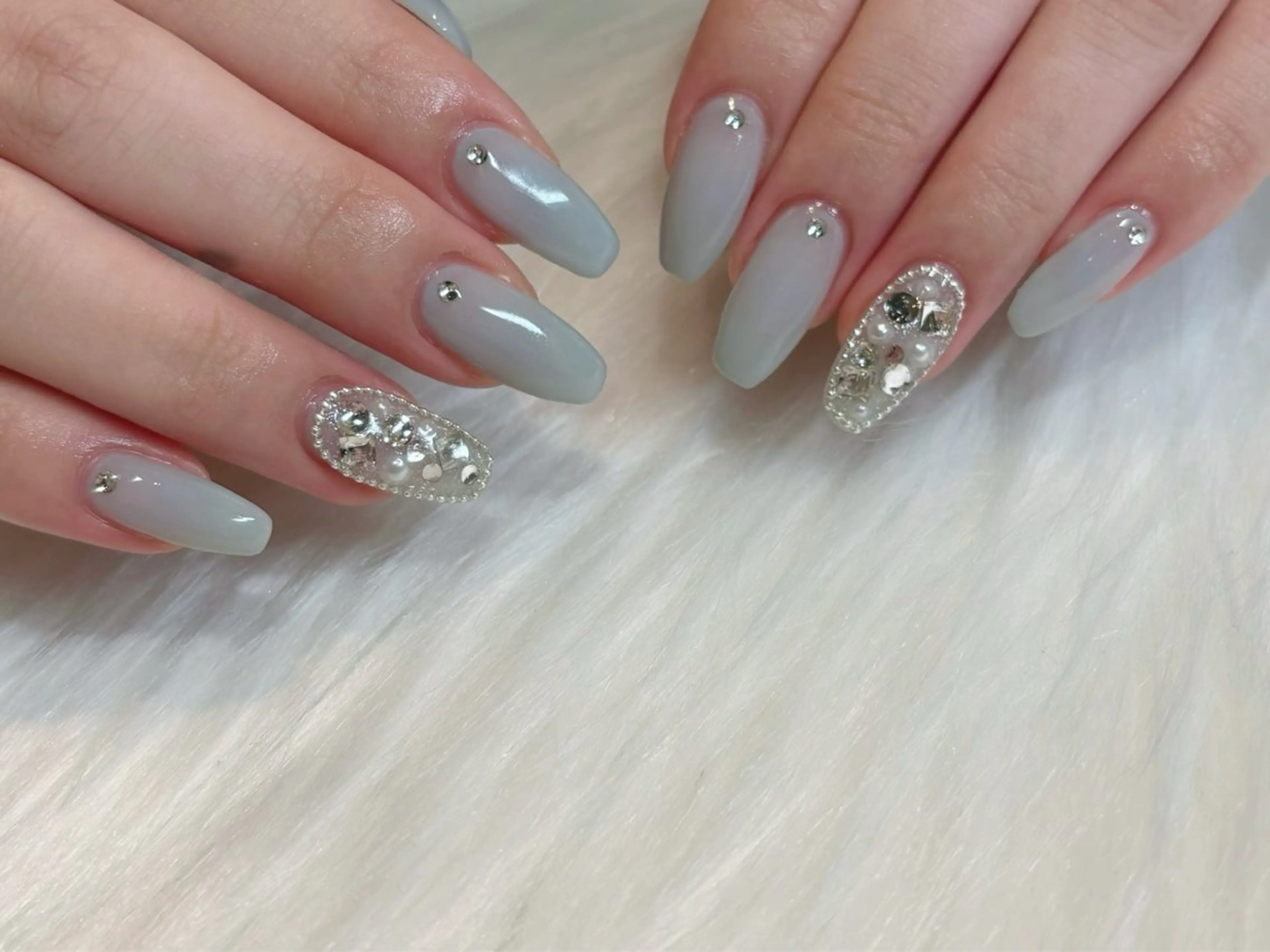ネイル キラキラネイル 米倉 五織のネイルデザイン