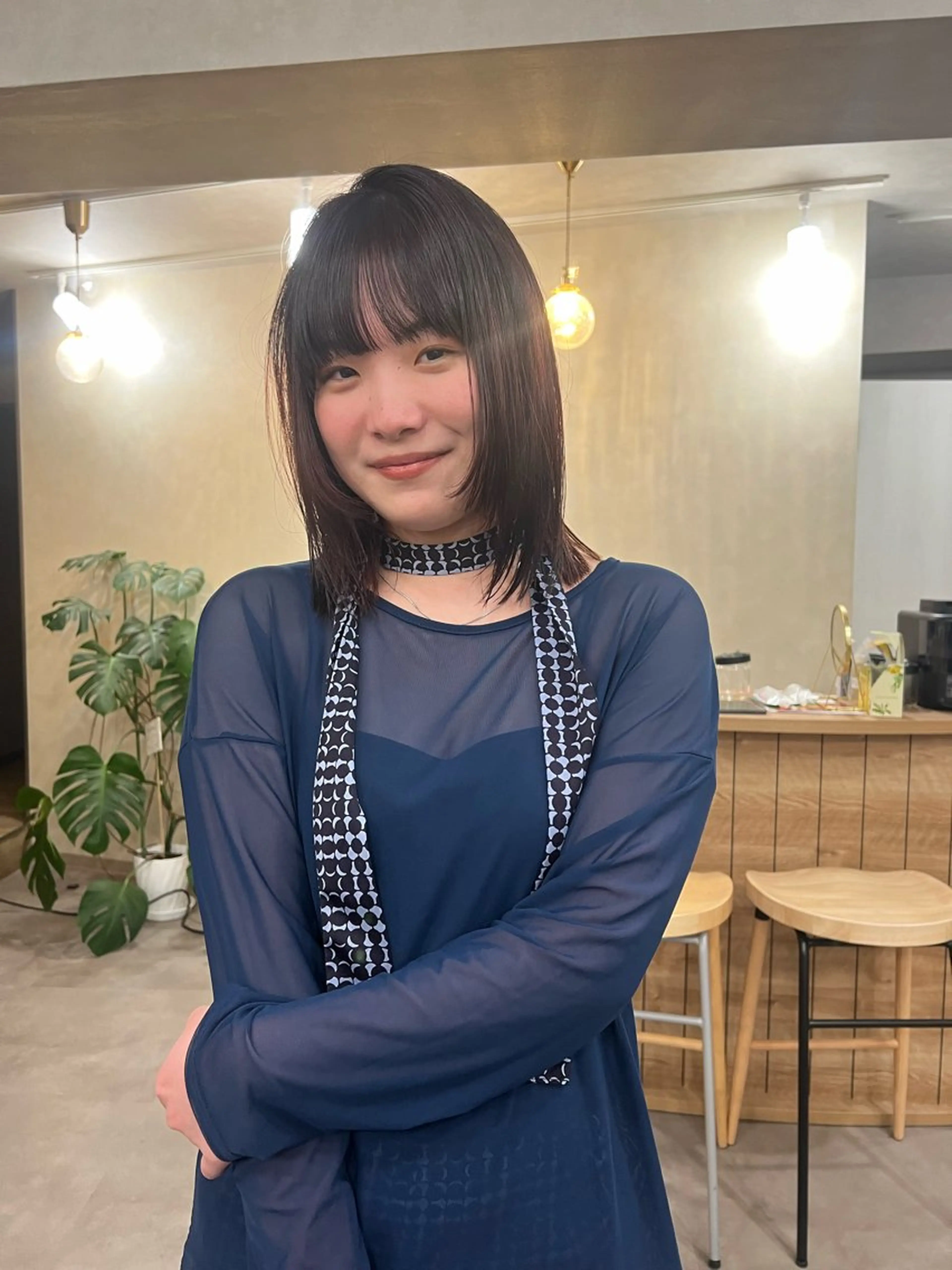 ミディアム 🌈いけだ あみ🌷のヘアスタイル