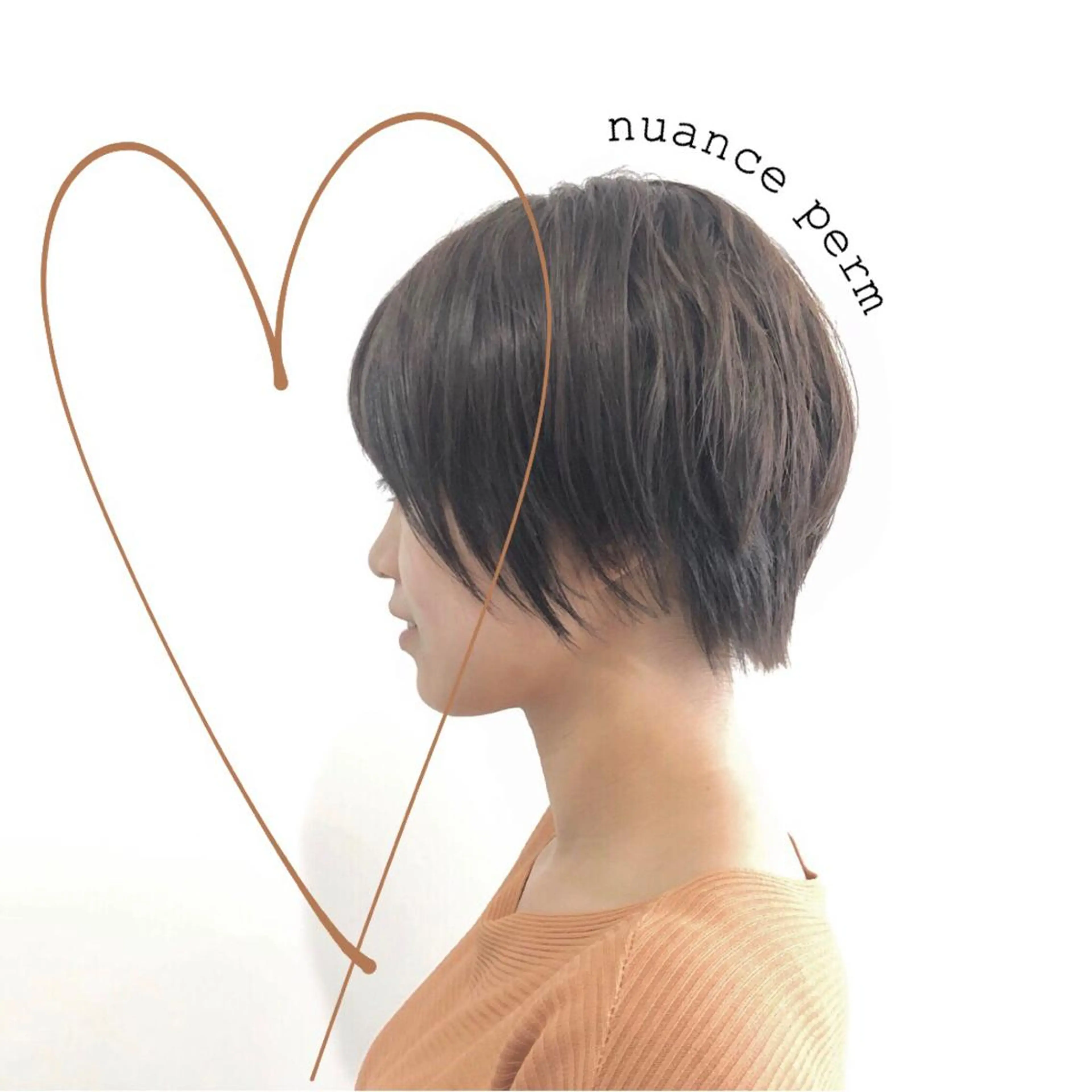 ショート カラー パーマ お洒落パーマ/ 艶カラー/michiのヘアスタイル