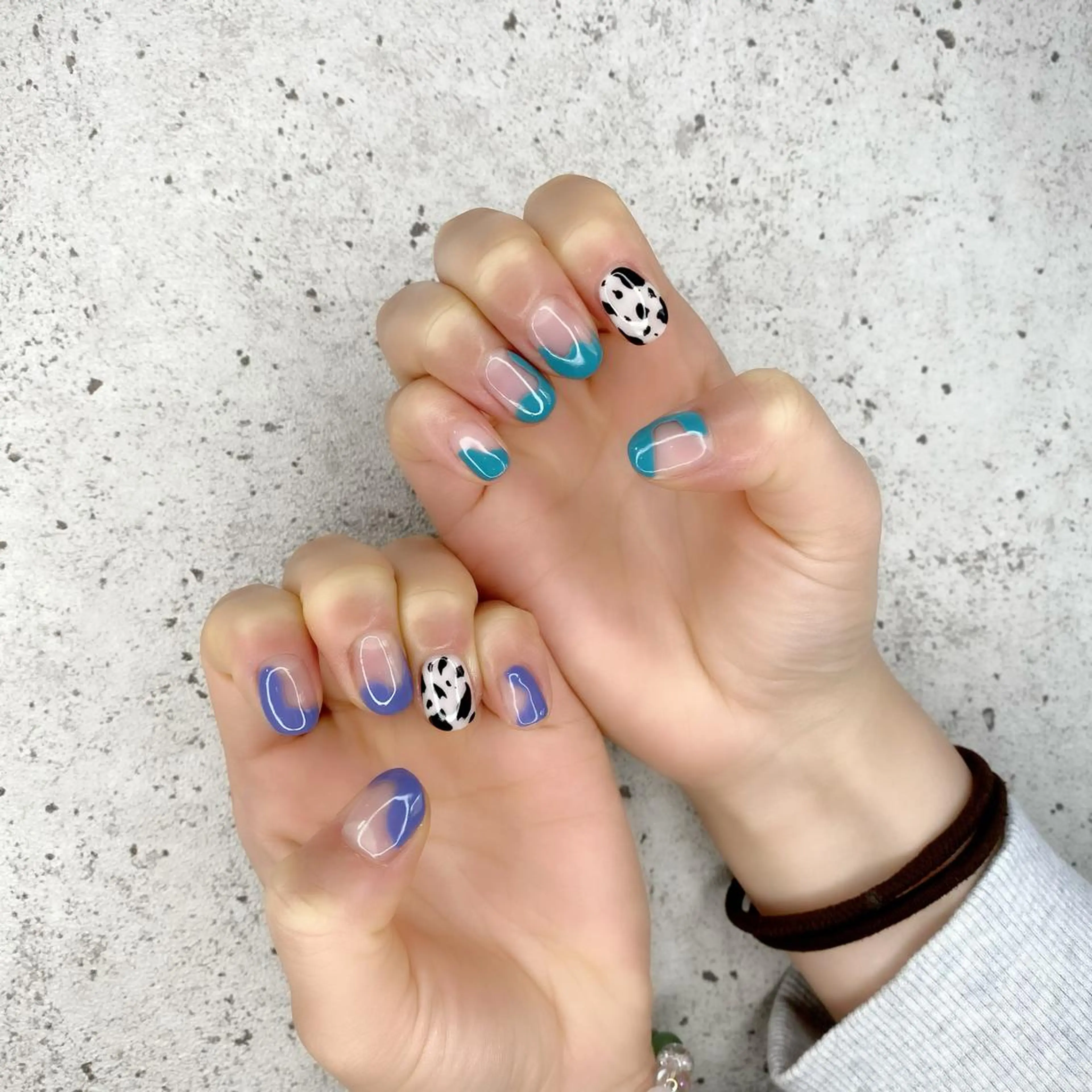 ミディアム カラー パーマ ヘアアレンジ メンズ キッズ ネイル マツエク・マツパ ハンドネイル Salon Ｋのネイルデザイン