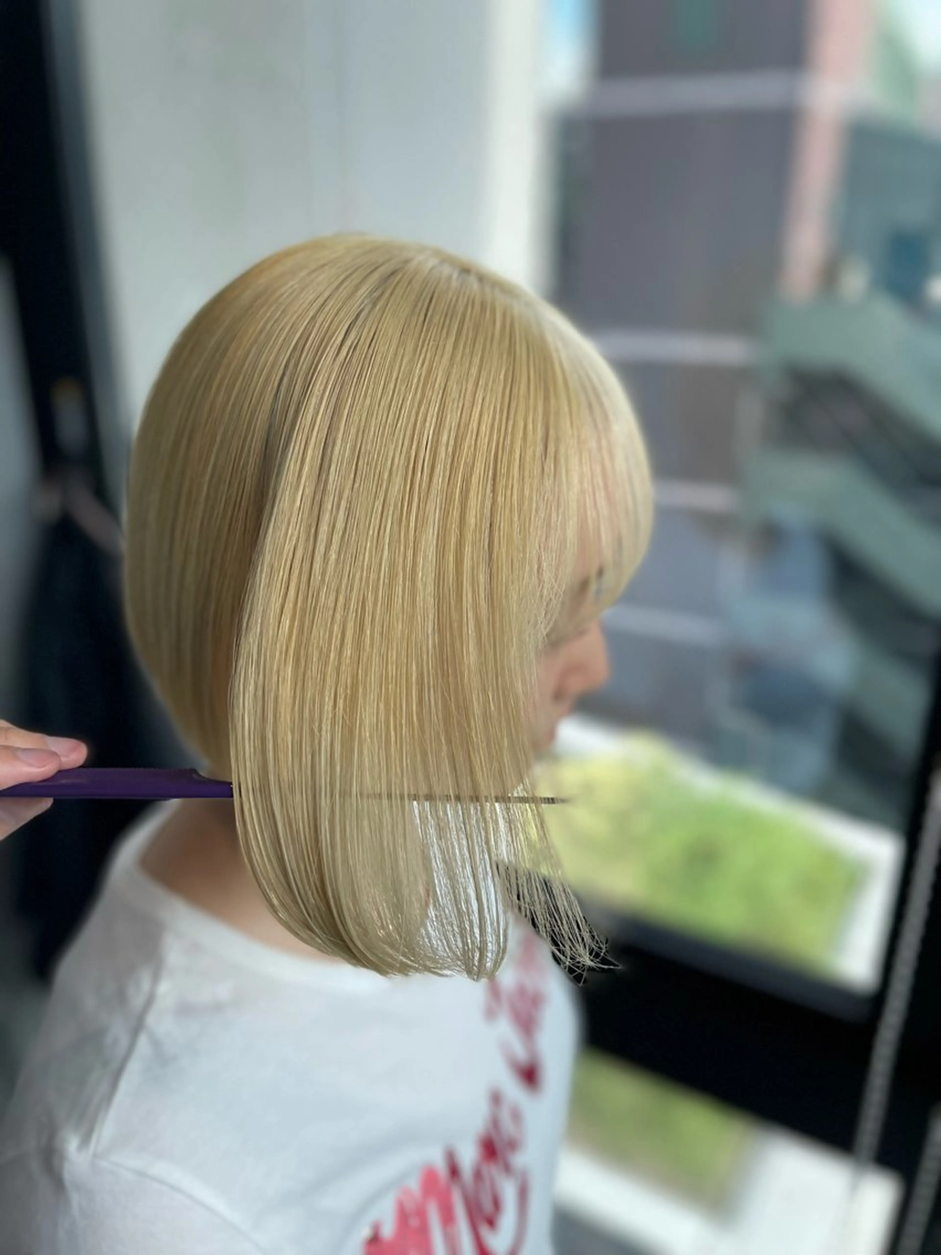 ショート ボブ カット ヘアカラー トリートメント 髪質改善&美髪カラー ボブ&ロングRINのヘアスタイル