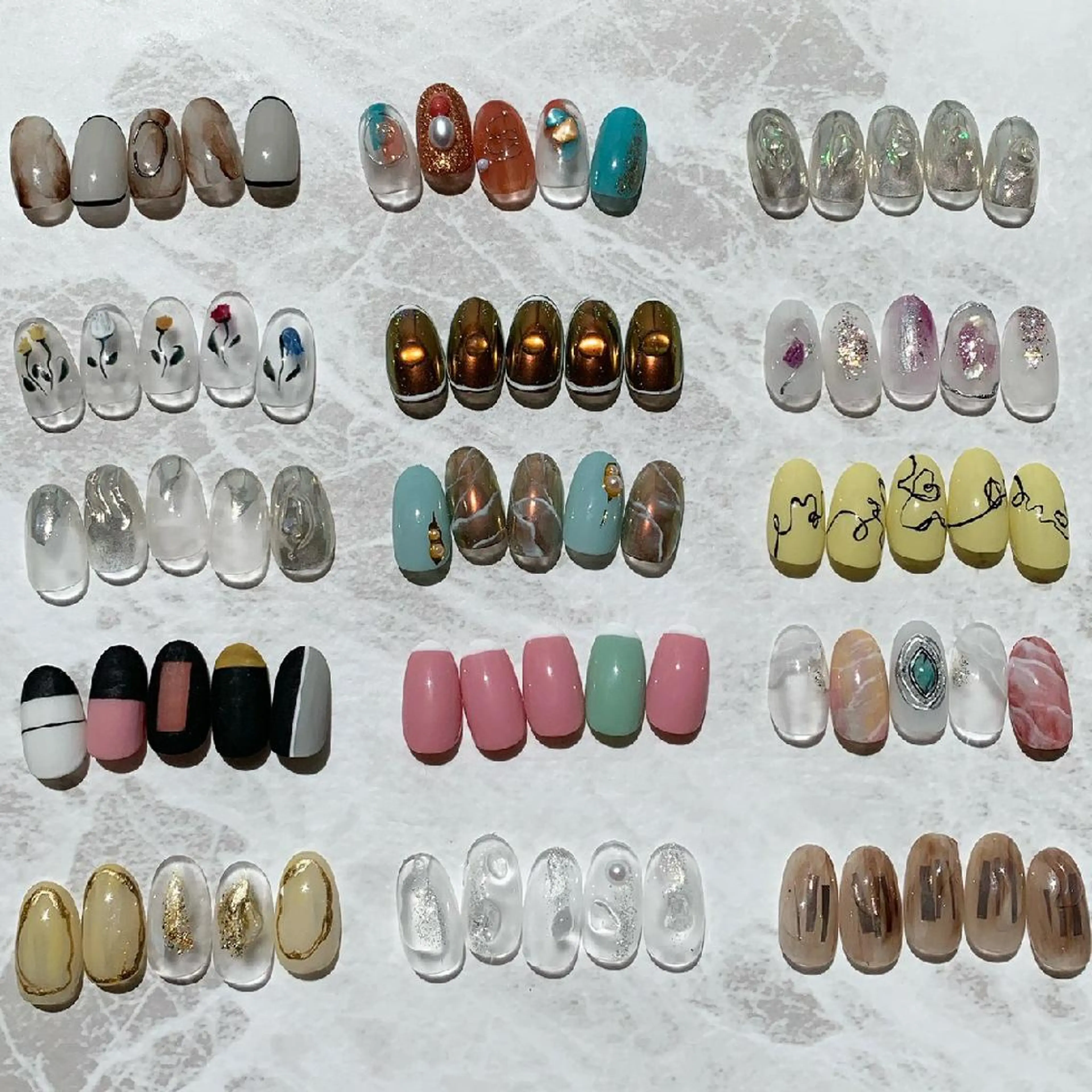 ネイル ハンドネイル ハンドケア lylynail YUUKAのネイルデザイン