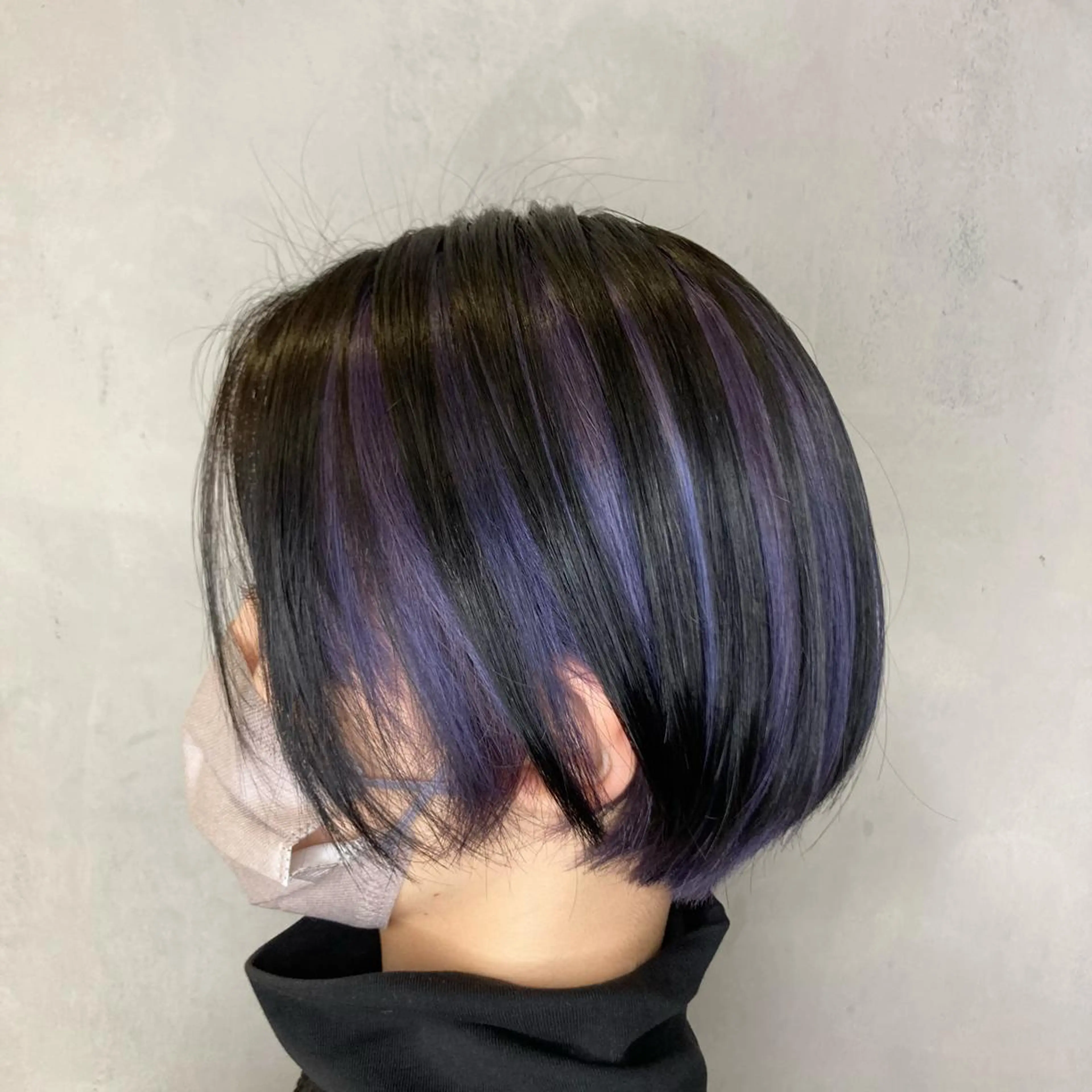 カラー ふじ ここなのヘアスタイル