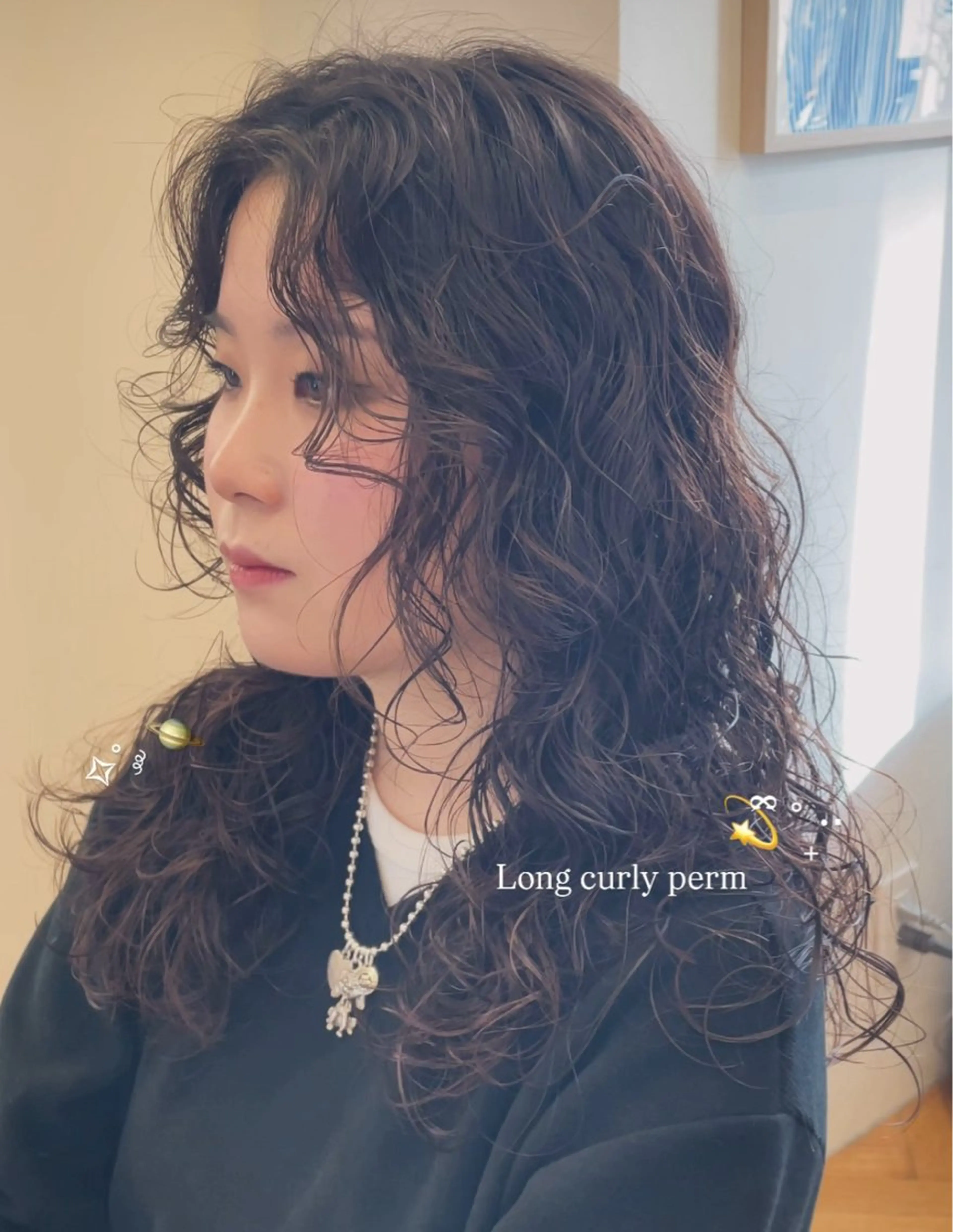 ロング パーマ カット パーマ パーマ/レイヤー カットmito⭐︎のヘアスタイル