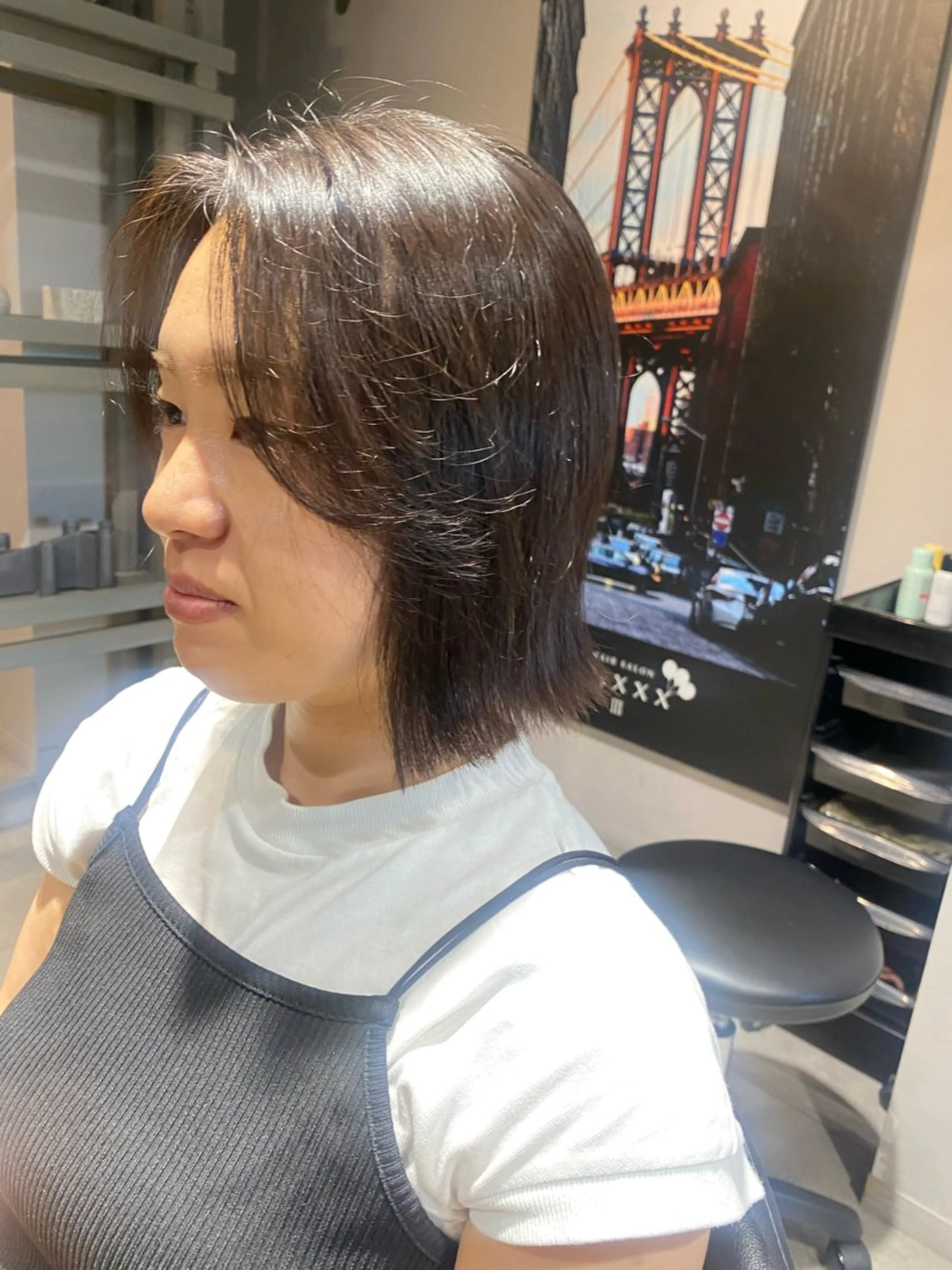 ミディアム カラー カット ヘアカラー トリートメント 似合う髪型が 分からない方へのヘアスタイル