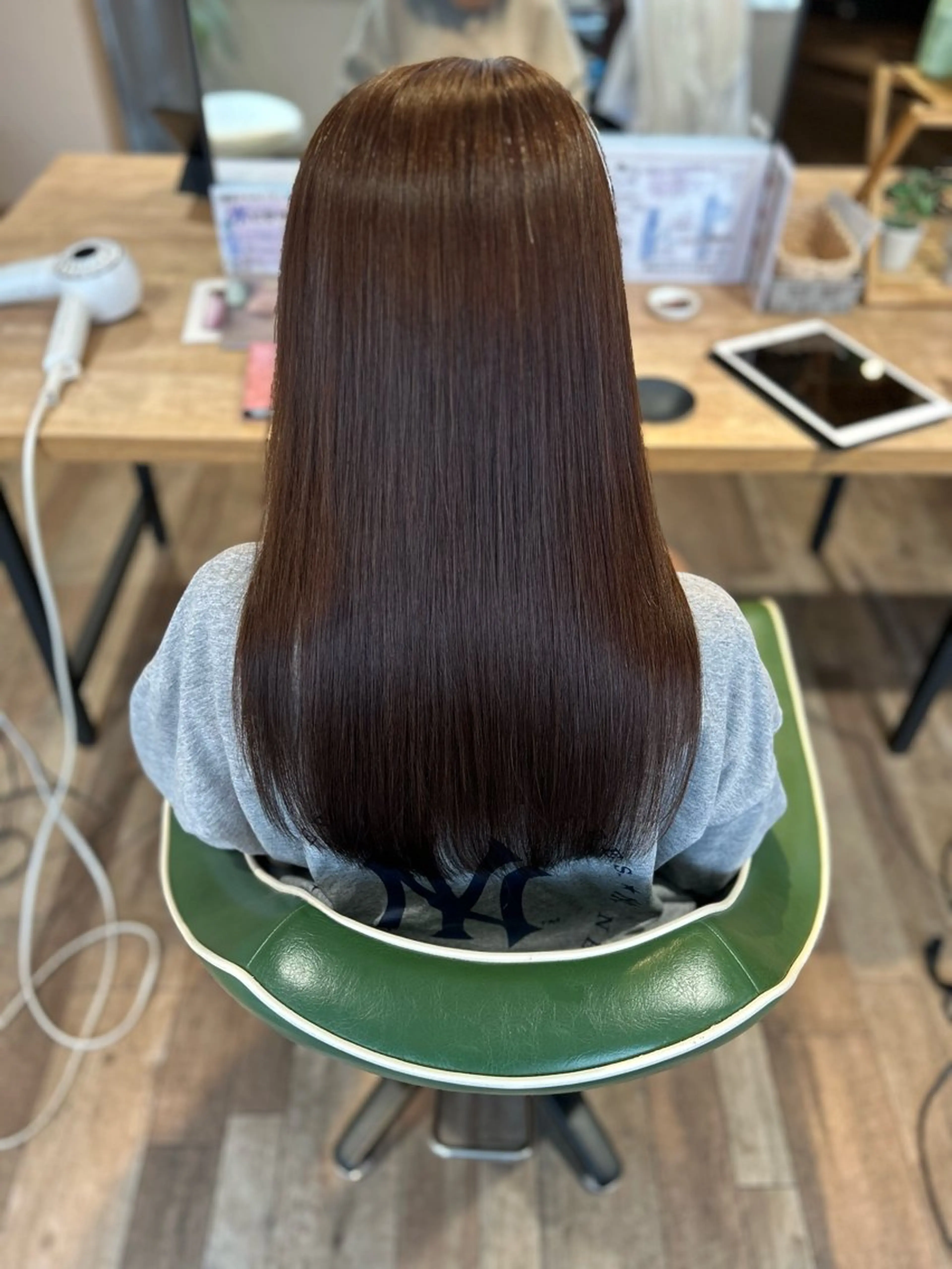 ロング 縮毛矯正 トリートメント 木下 将吾のヘアスタイル