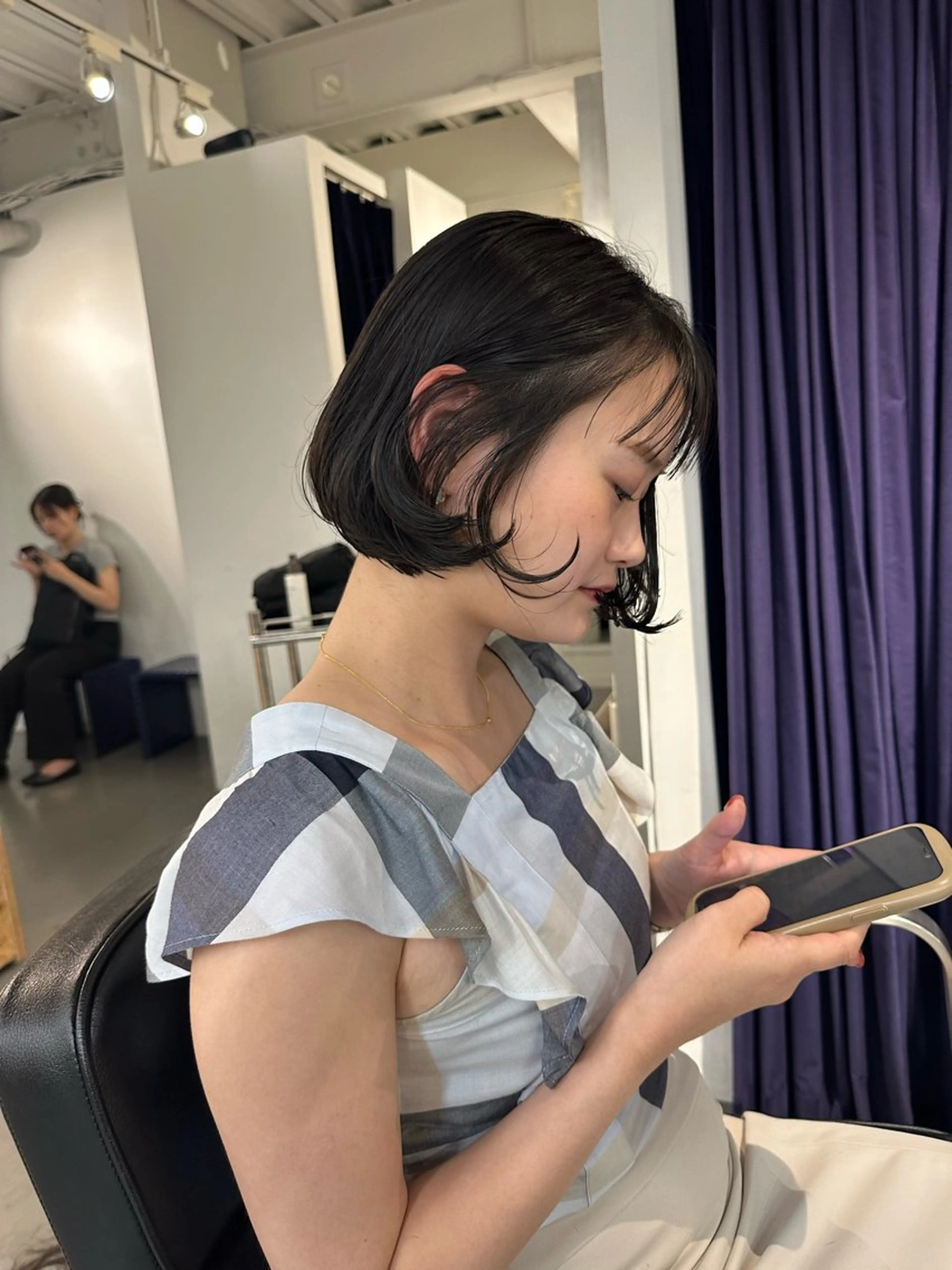 ミディアム カット お悩み解決パーマ hana🩰のヘアスタイル