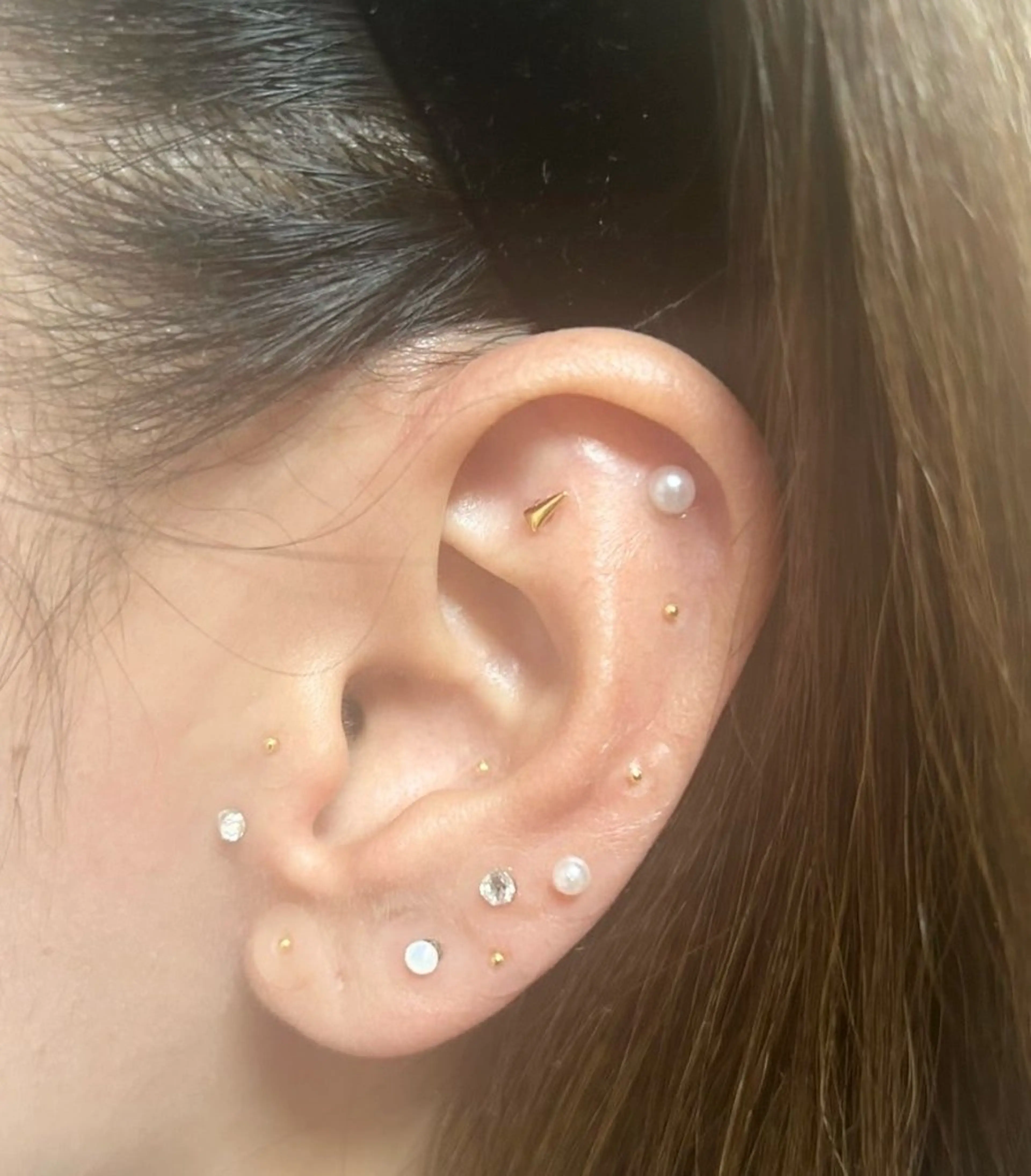 耳ツボジュエリーつけ放題の写真
