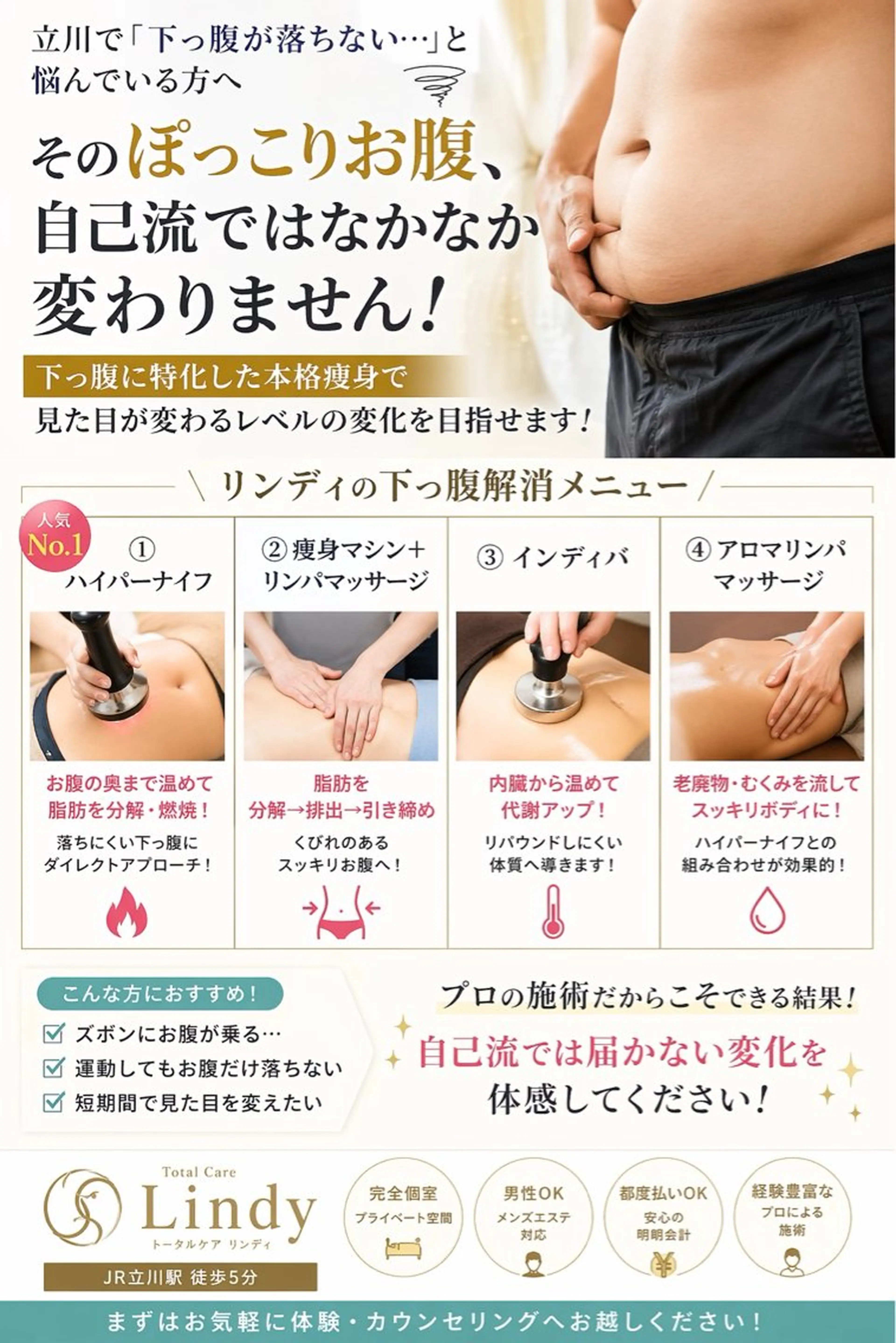 エステ リラク エステサロン lindyのエステ・リラクイメージ