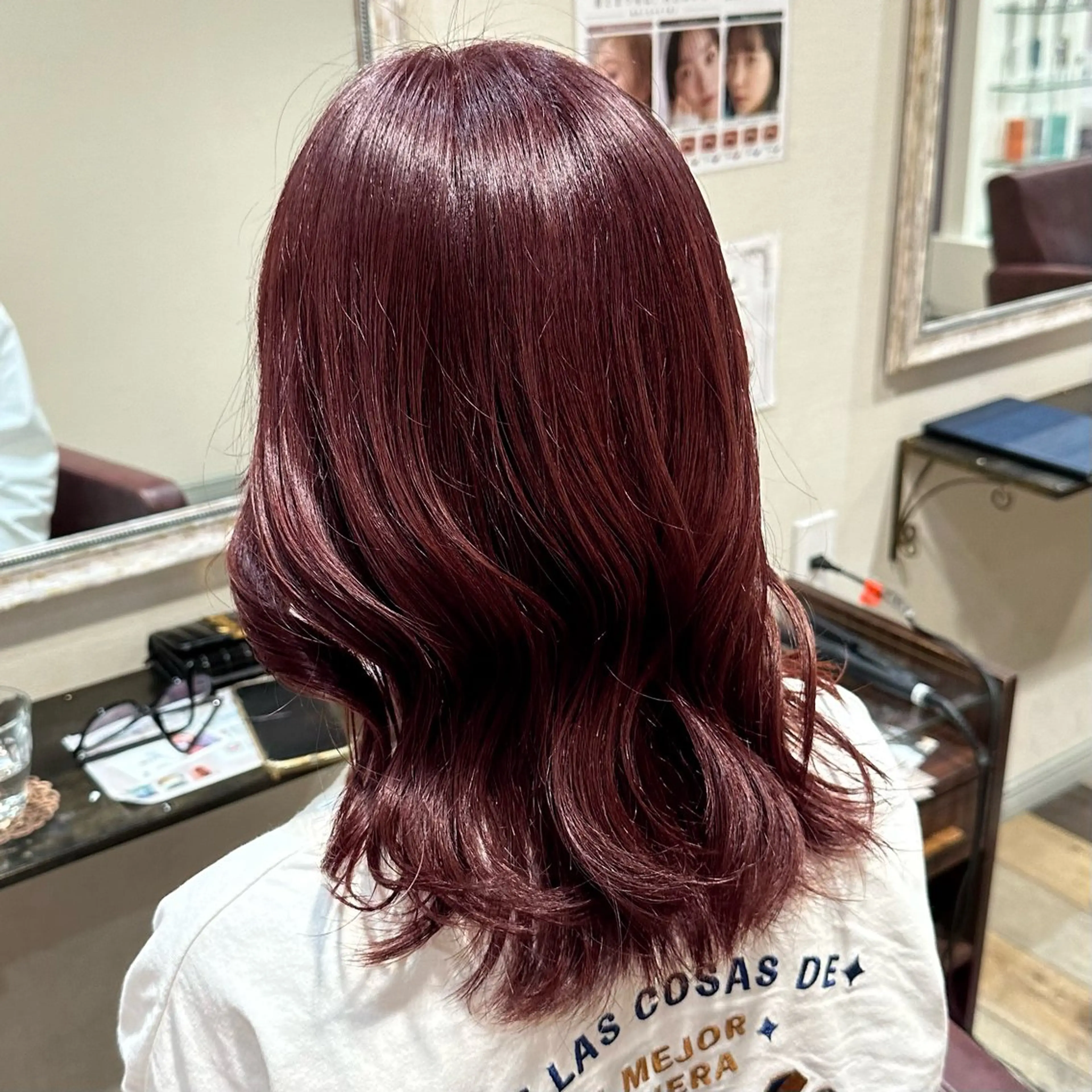 セミロング カラー レイヤーカット 柔らかいcolor ￤韓国￤🩰マユ🩰のヘアスタイル