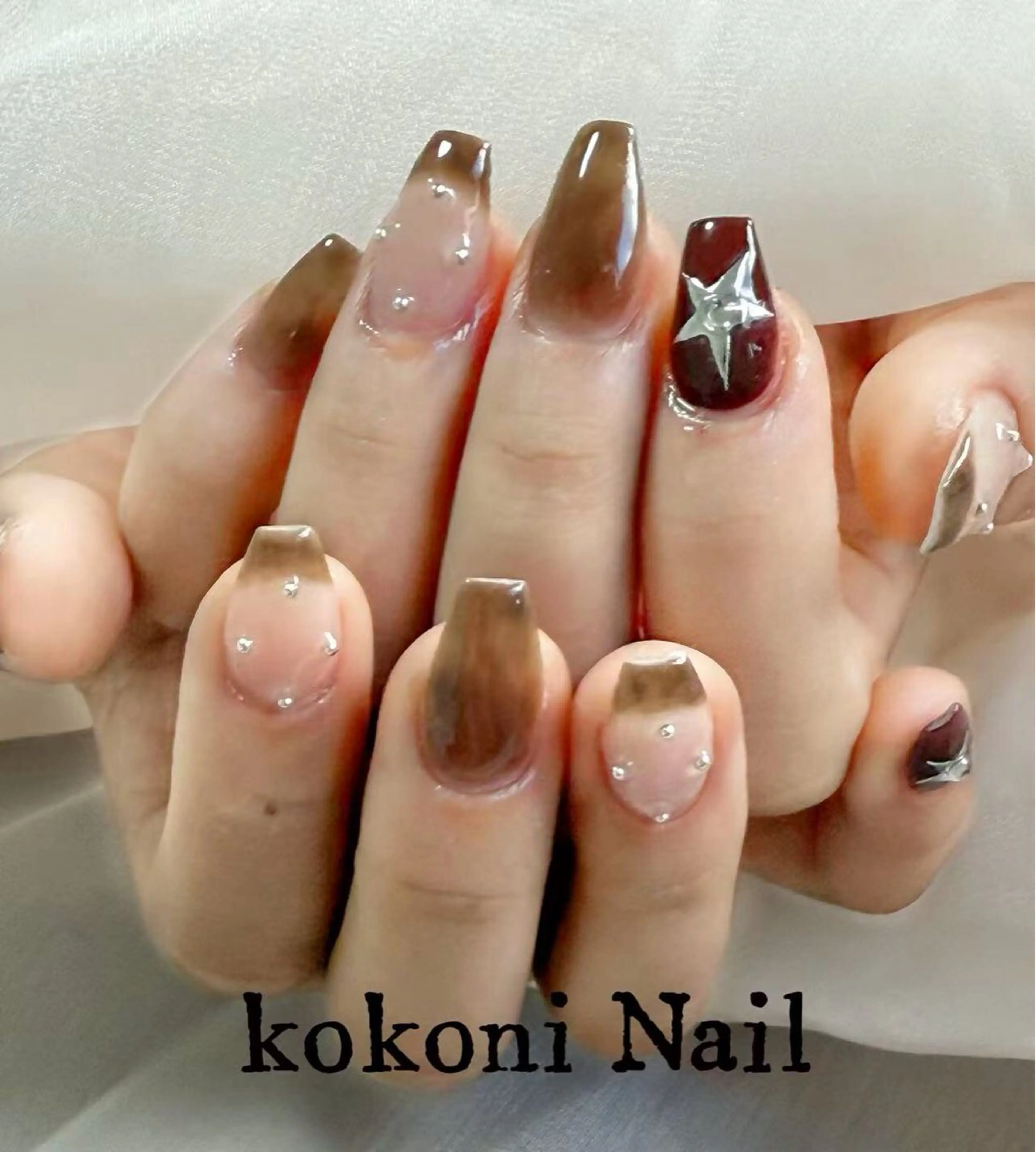ネイル ハンドネイル 小 雨のネイルデザイン