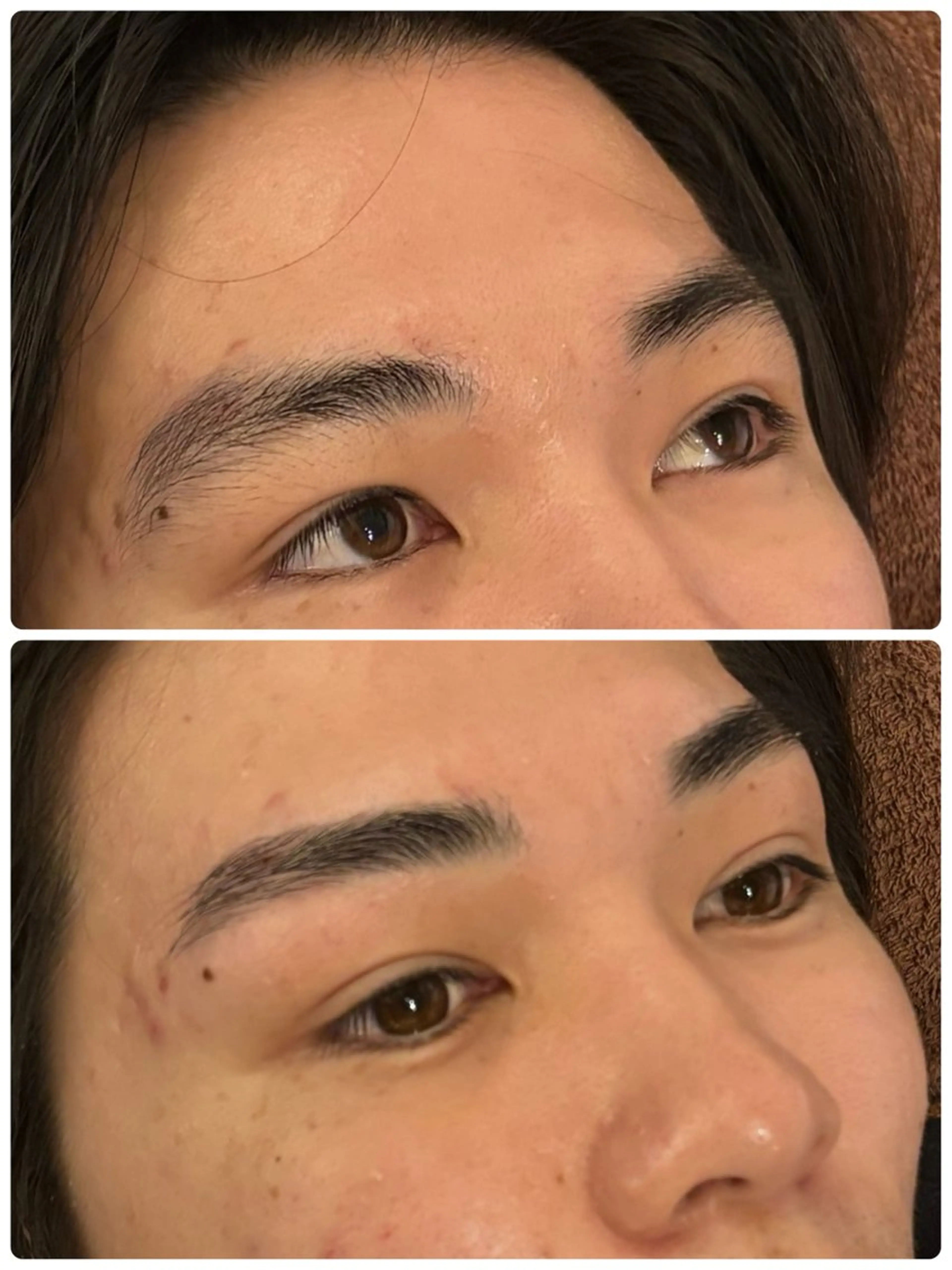 似合わせ眉毛ワックス脱毛の写真