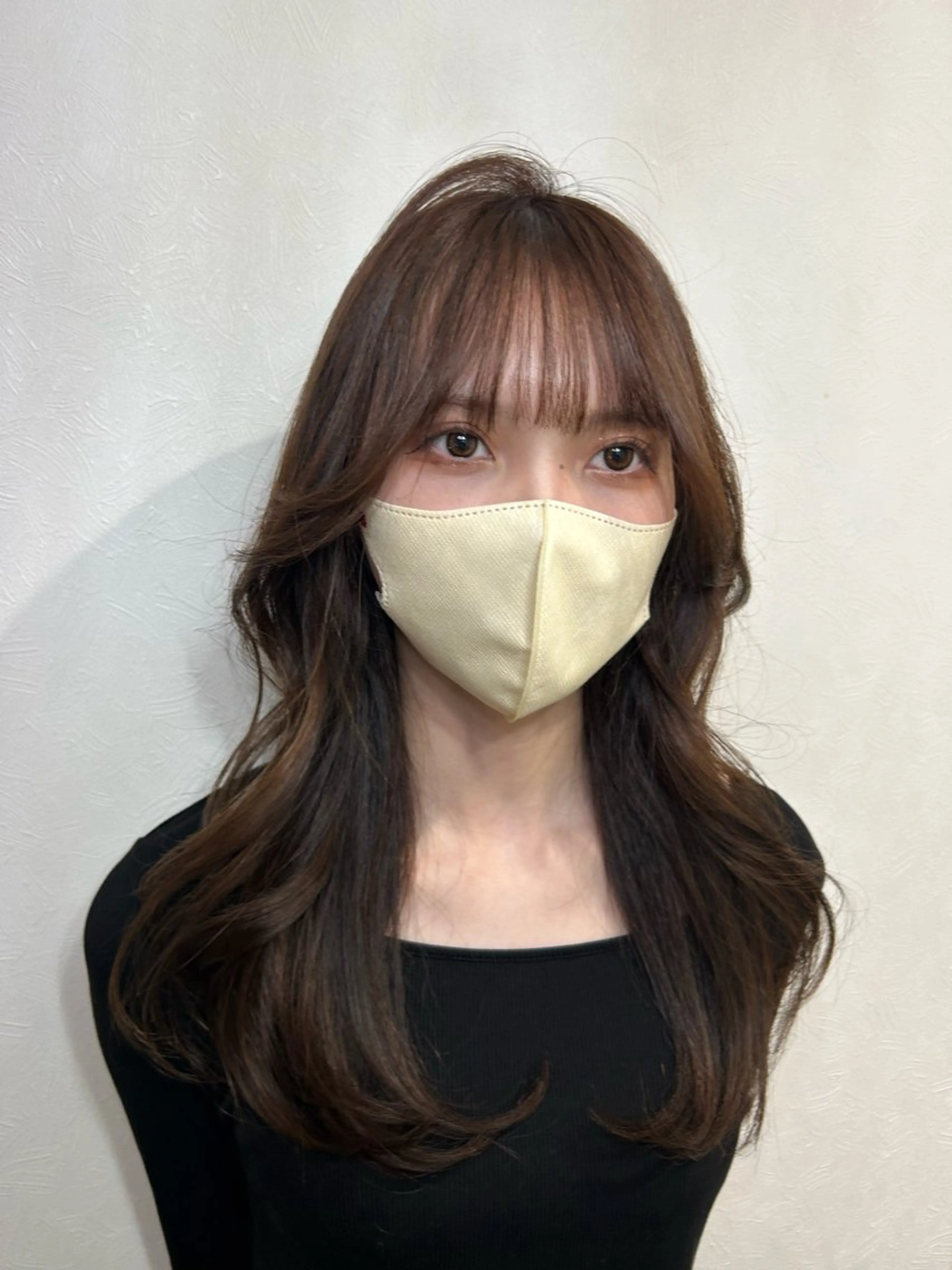 ロング カット ヘアカラー トリートメント 剣持友希/ifh iizuka/高崎のヘアスタイル