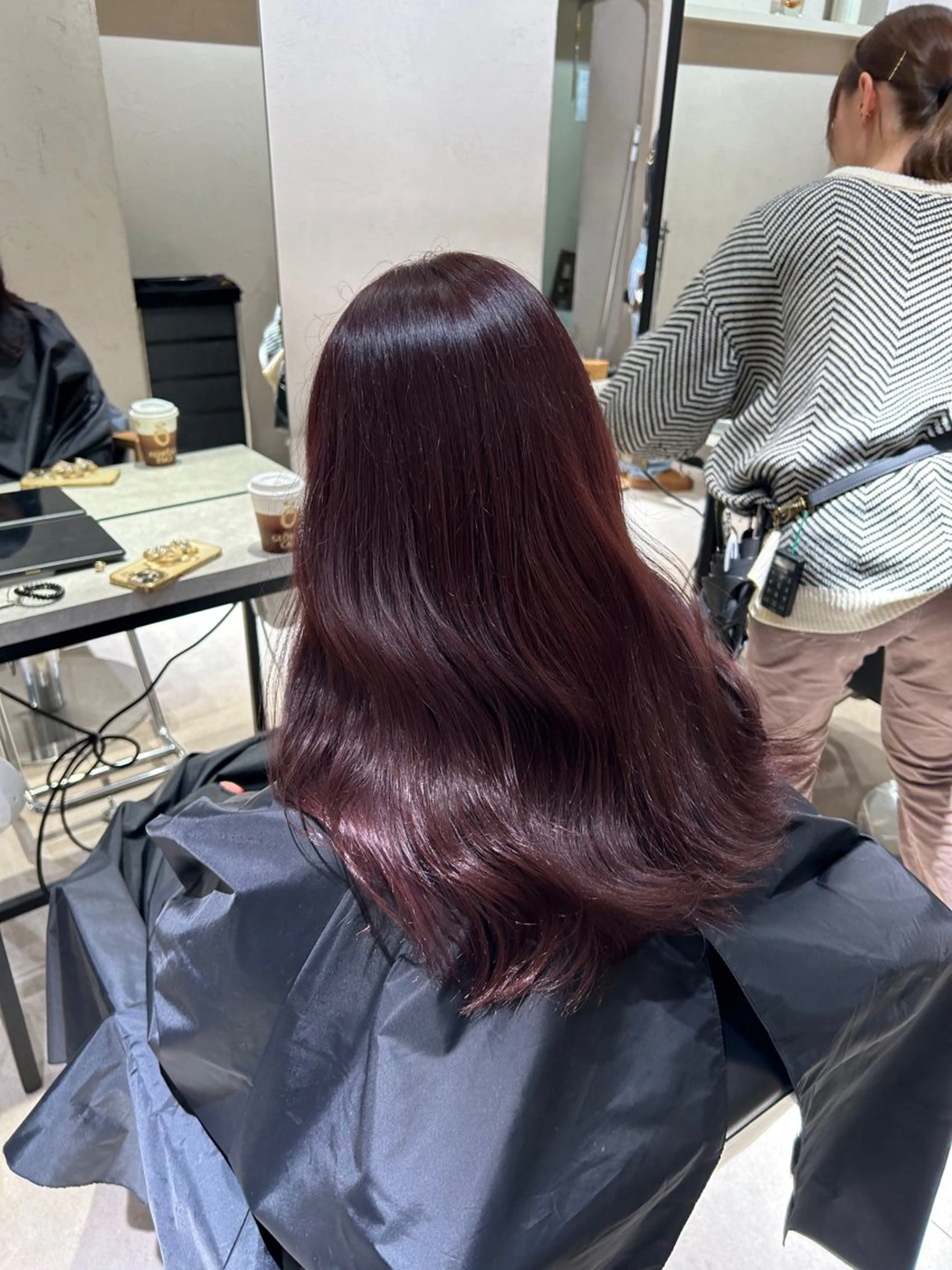 ロング ヘアカラー トリートメント Unami  / RIZUMUのヘアスタイル