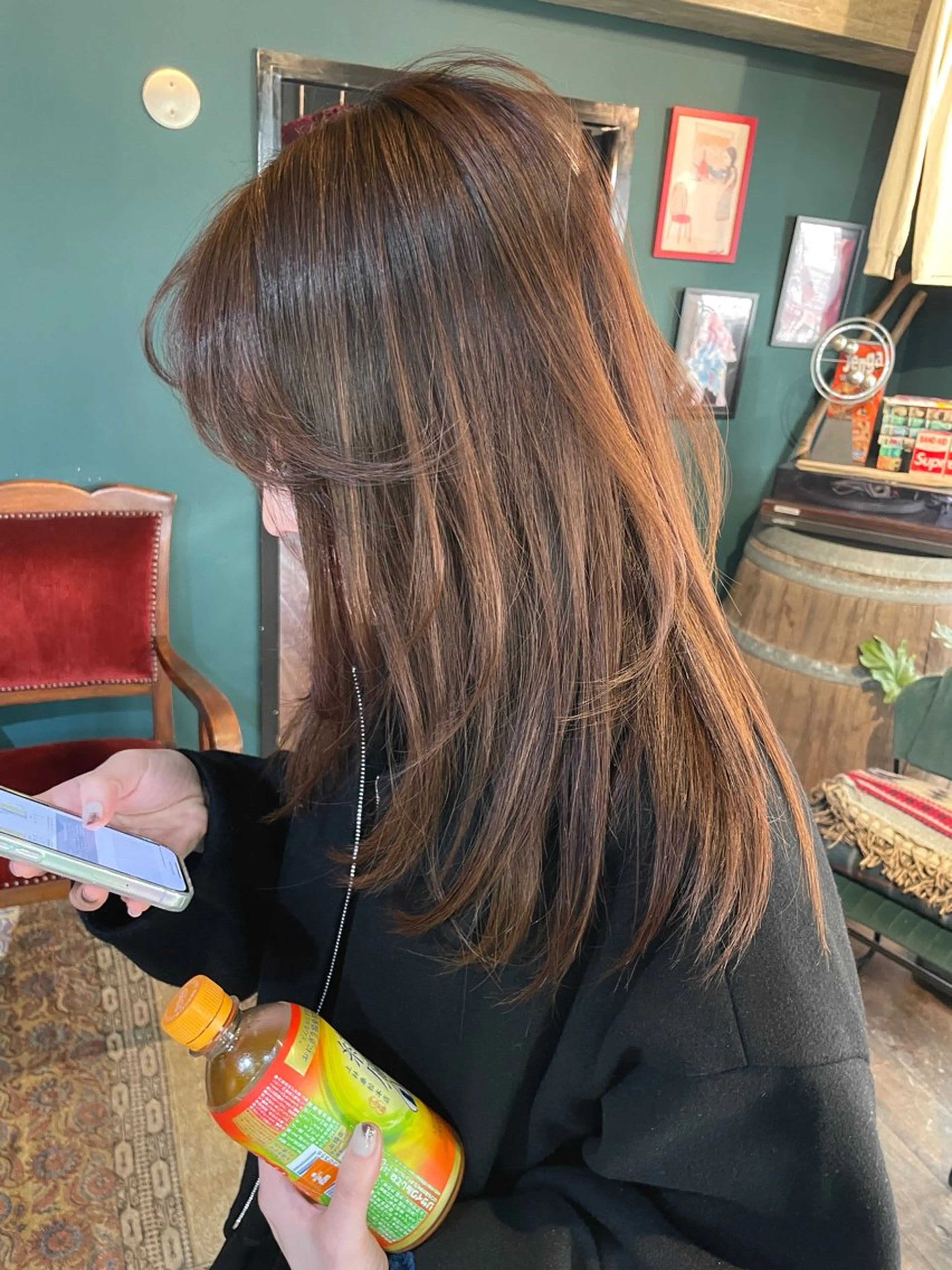 セミロング レイヤーカット カット vivre libreのヘアスタイル