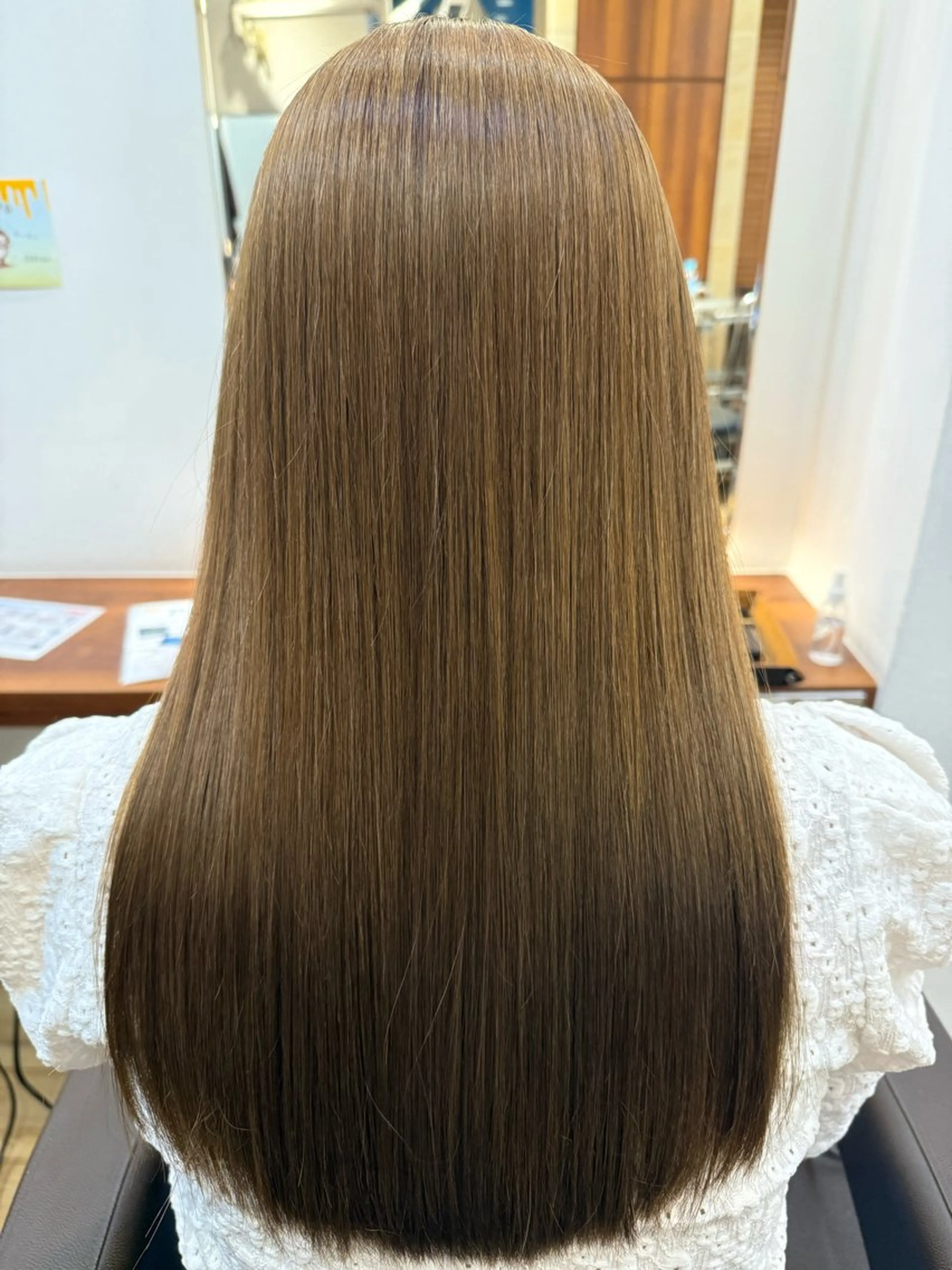 ロング 縮毛矯正 すばる/縮毛矯正 /似合わせカラーのヘアスタイル