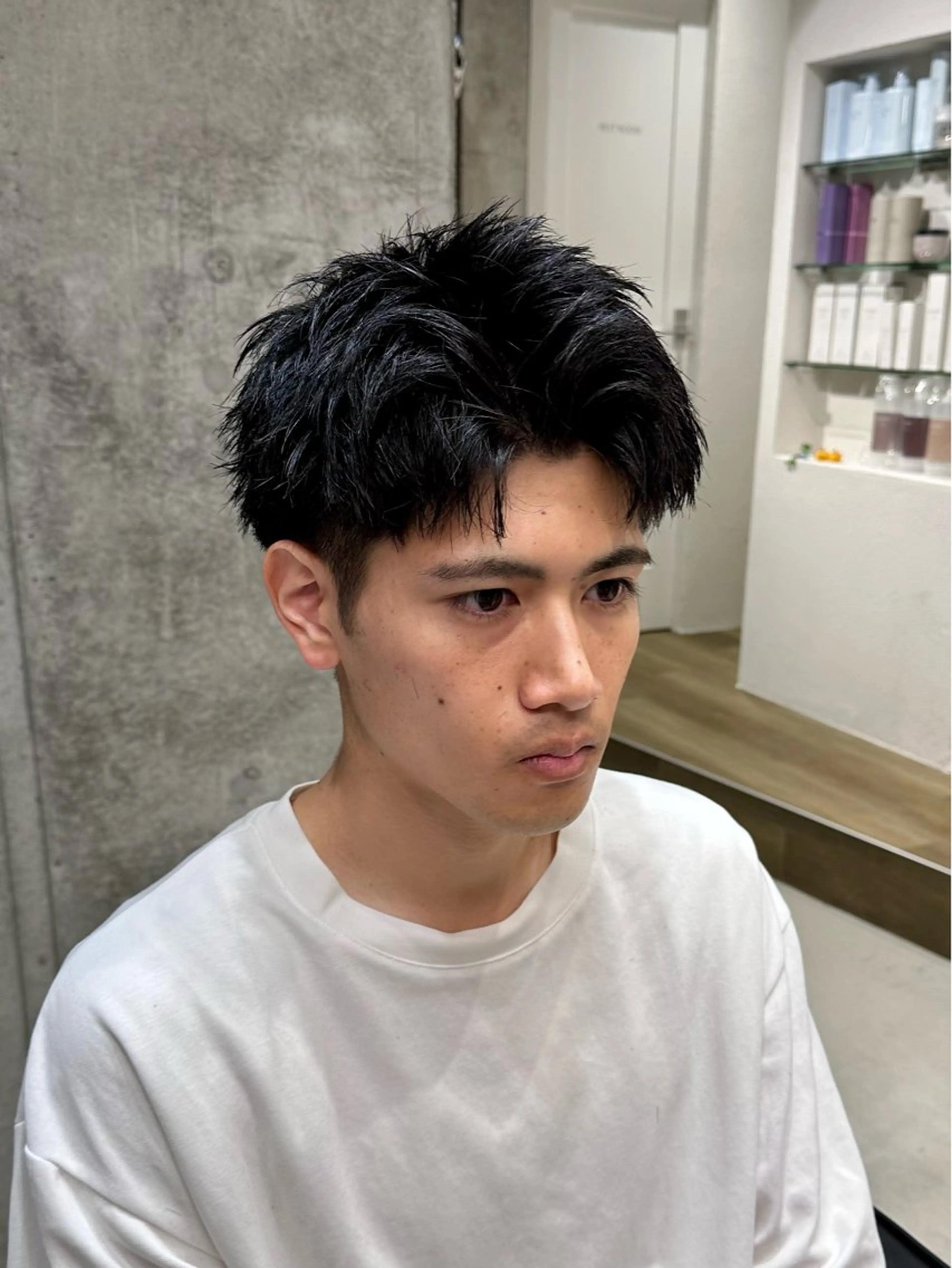 ショート メンズ 横浜/メンズ特化/ Farbe/田中颯斗のヘアスタイル
