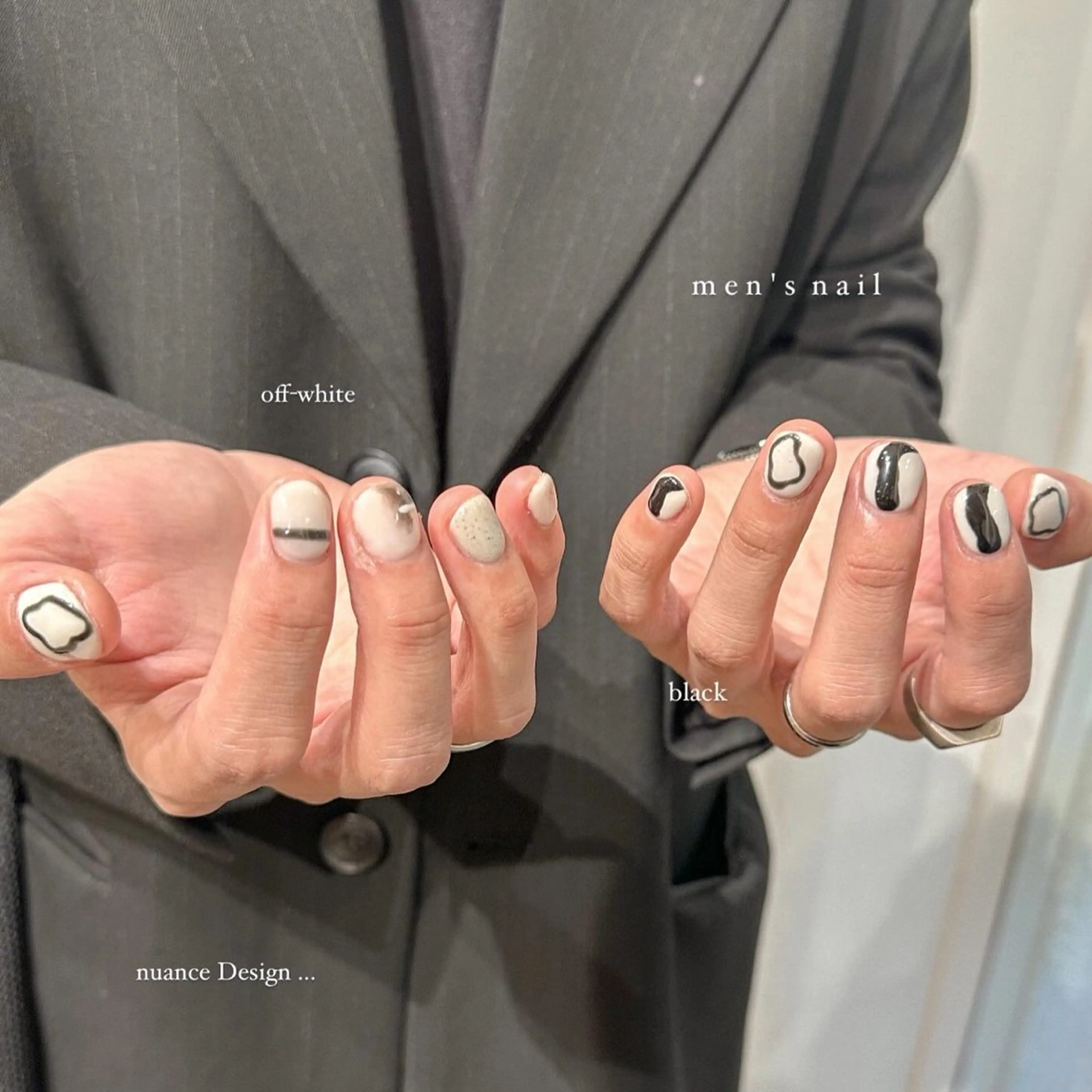 メンズ ネイル メンズ特化🏹カット パーマ/チヒロ🤍のヘアスタイル