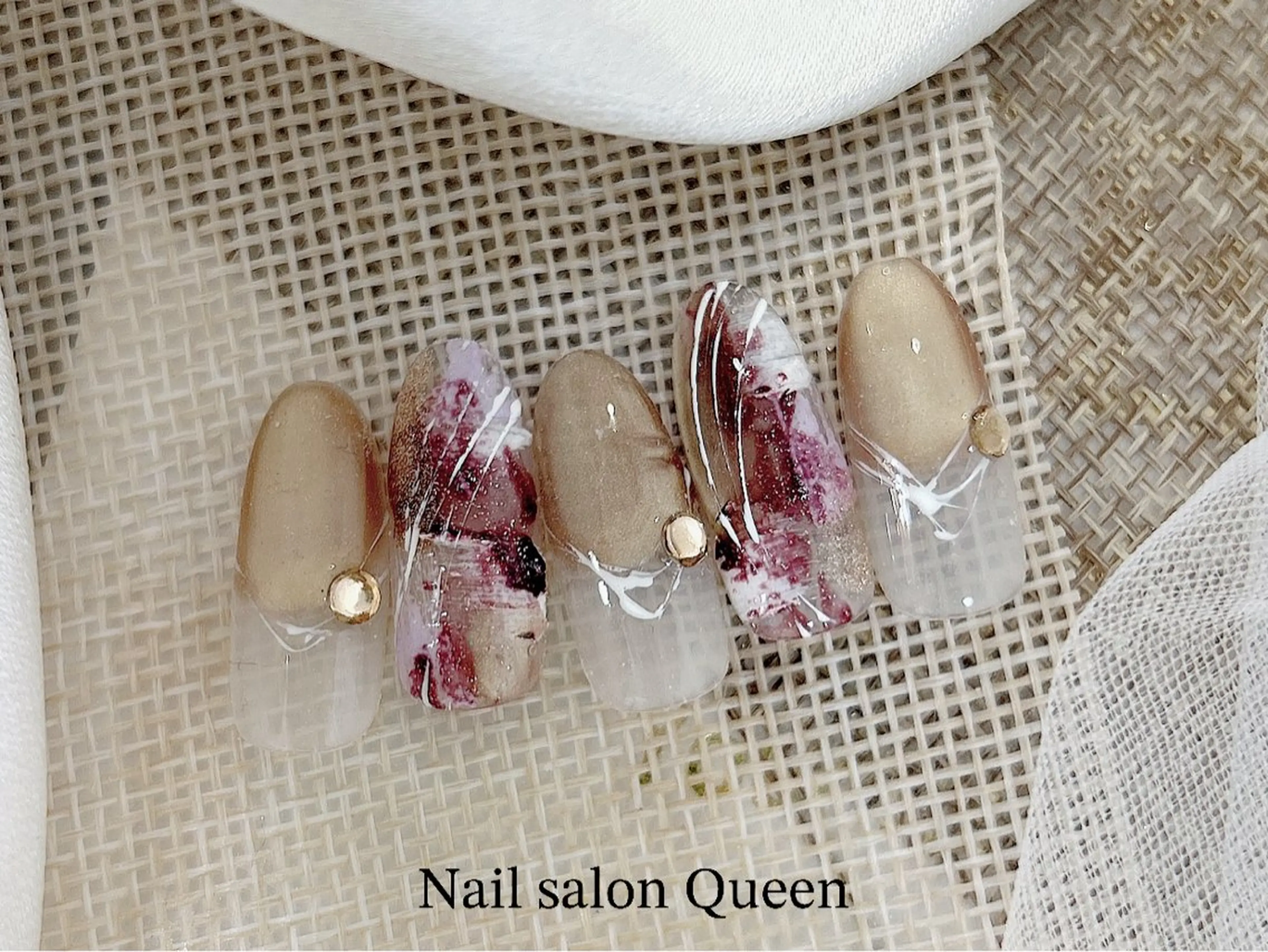 【ハンド/初回ジェルオフ無料】オフ込定額デザイン8000円💎別途追加パーツOKの写真