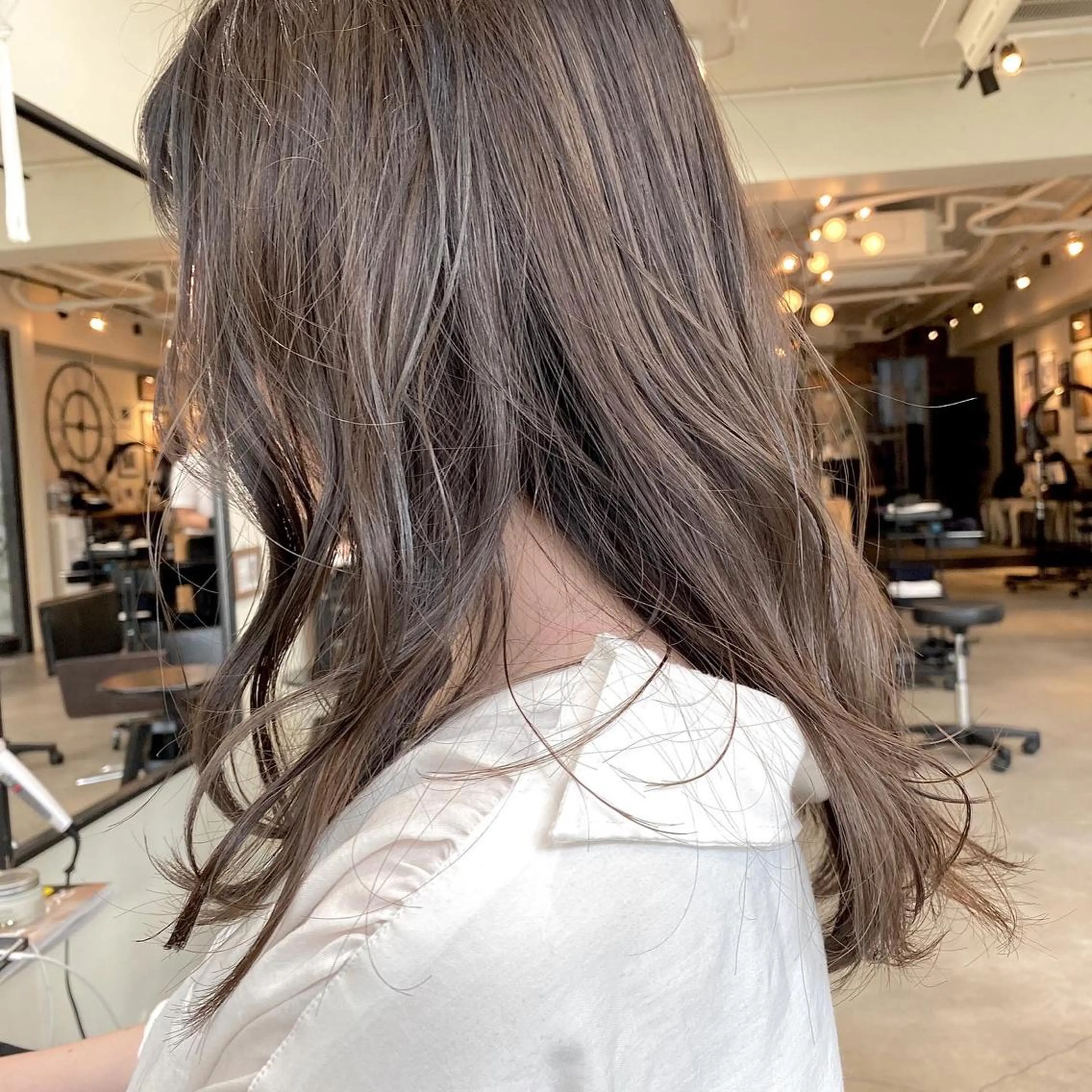 セミロング カラー ヘアアレンジ カット ヘアカラー トリートメント ヘッドスパ 【ダメージレス施術】 【透明感】北村 拓也のヘアスタイル