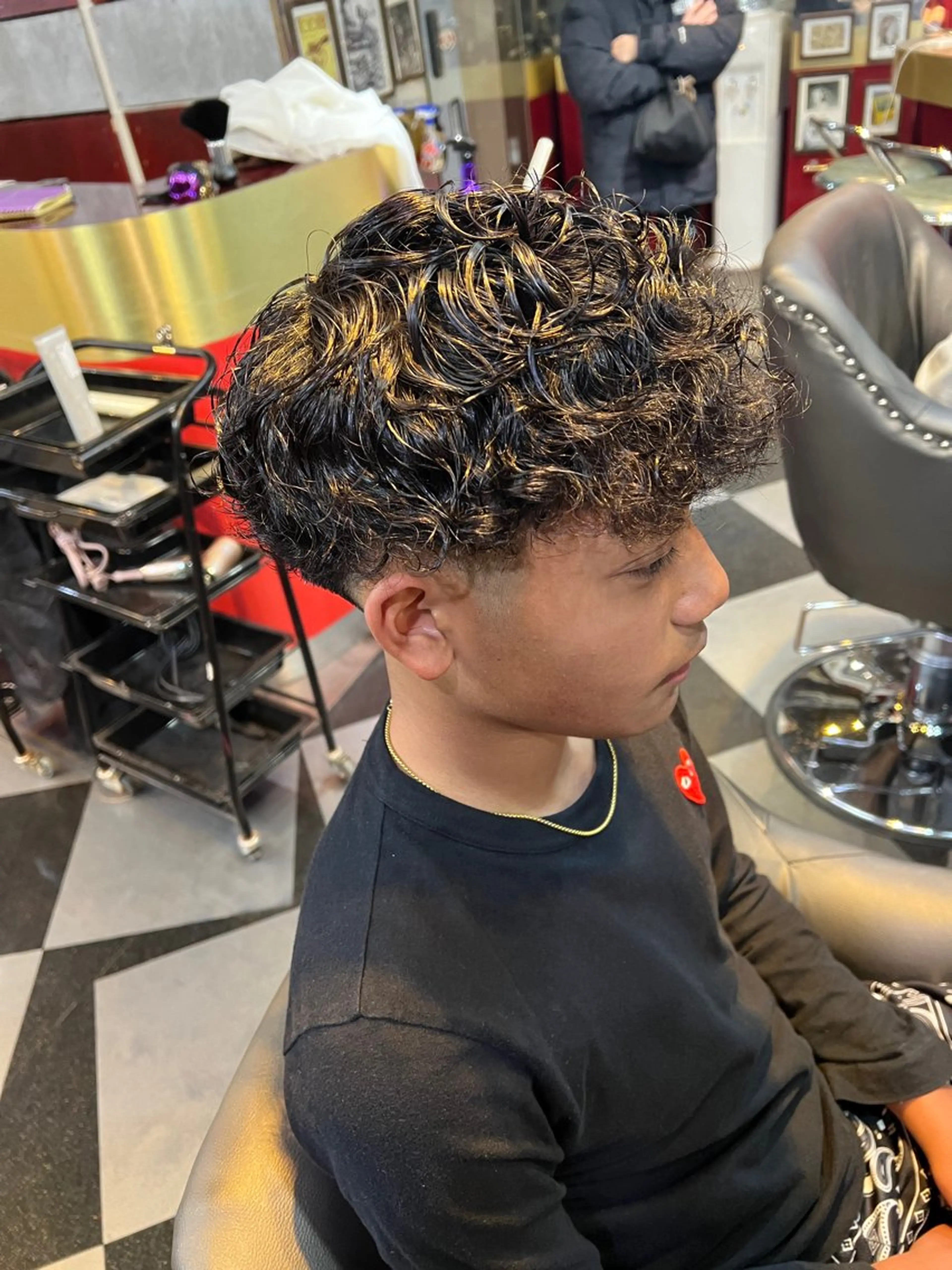 スタイリストデビュー🈹メンズカット＋パーマ💈の写真