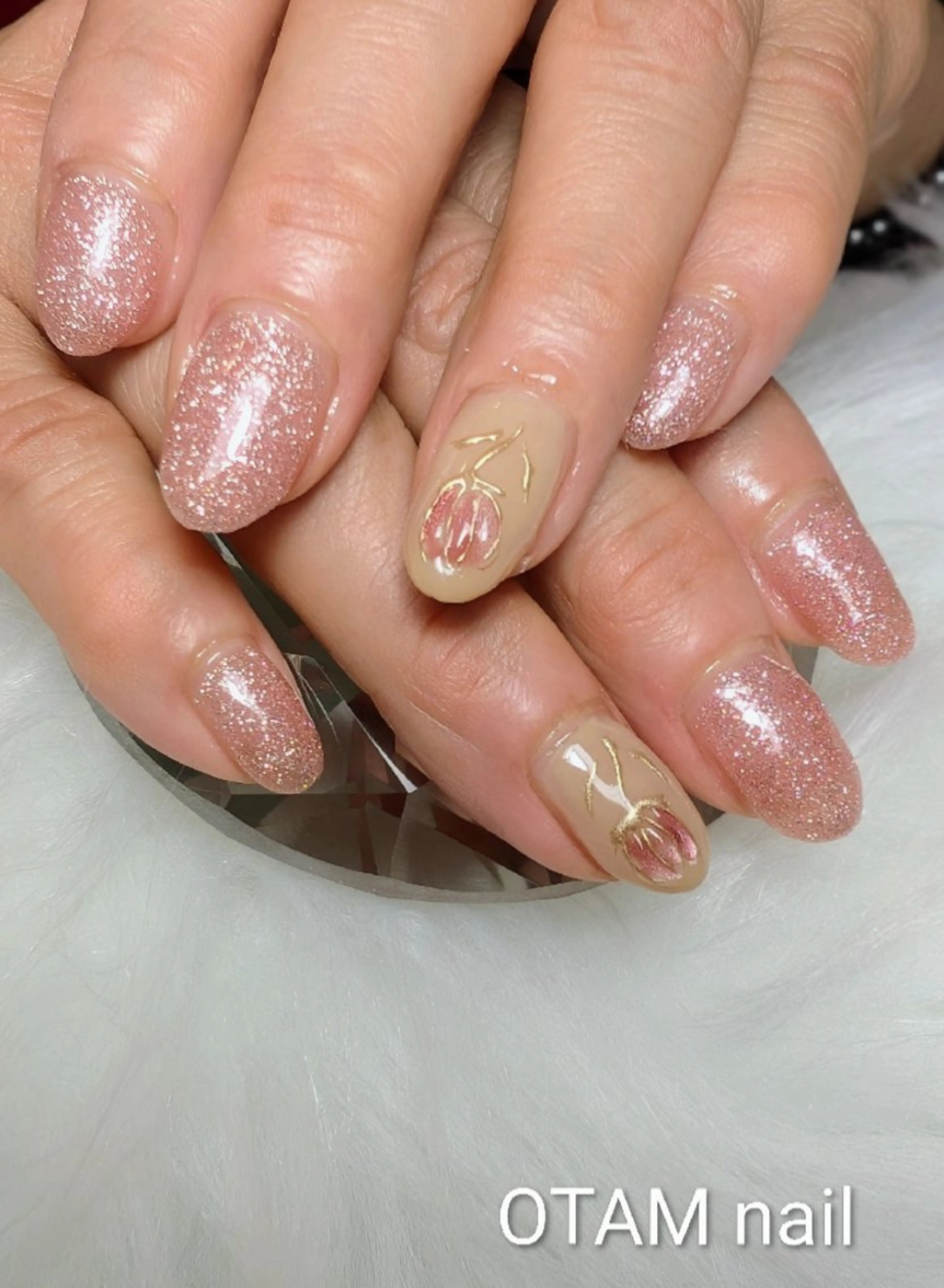 ネイル マグネットネイル ワンカラーネイル OTAM  nailのネイルデザイン
