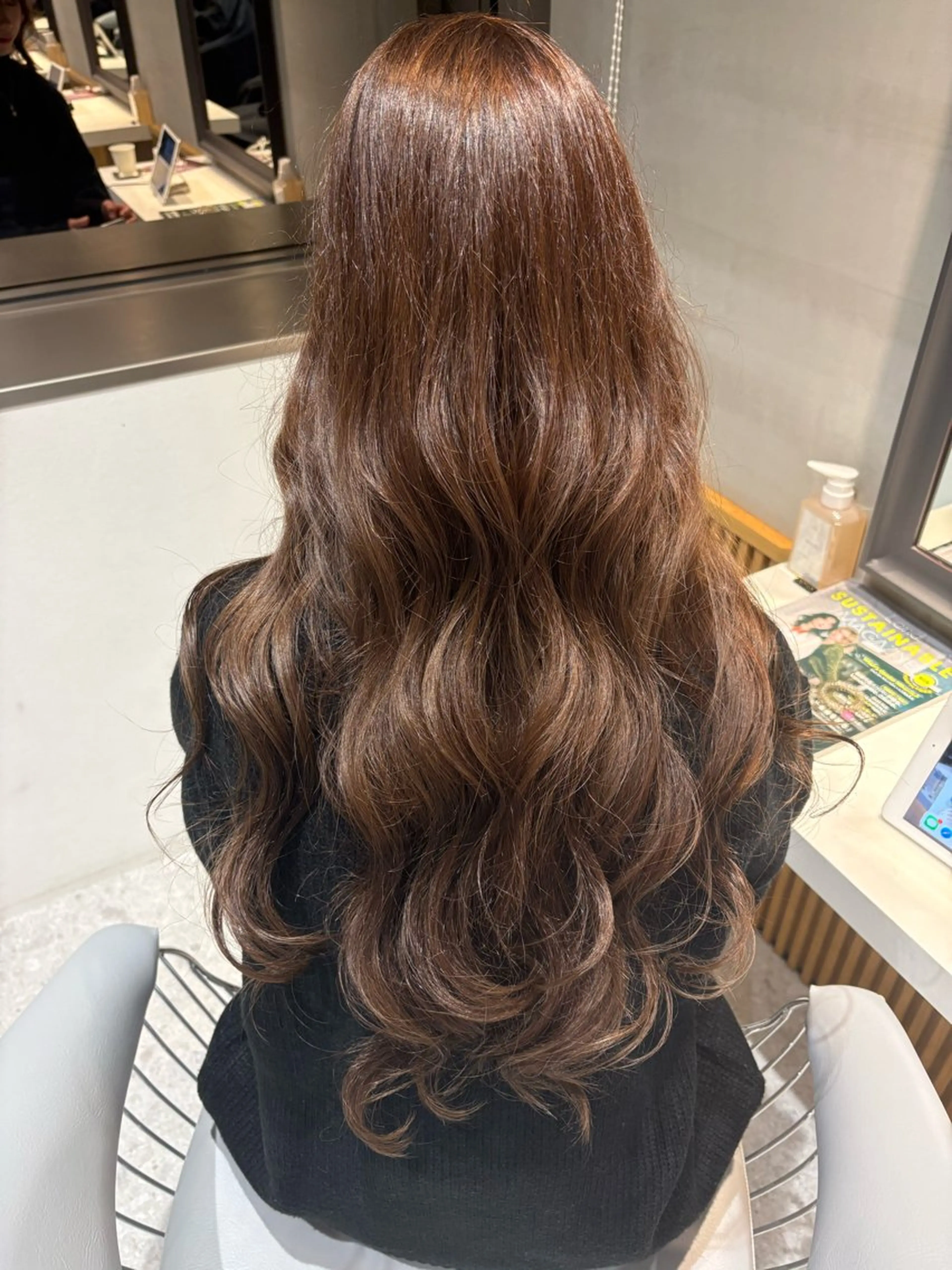 ロング カラー ヘアカラー トリートメント 🪽ショウヤ🪽 /ブリなしダブル🌟のヘアスタイル